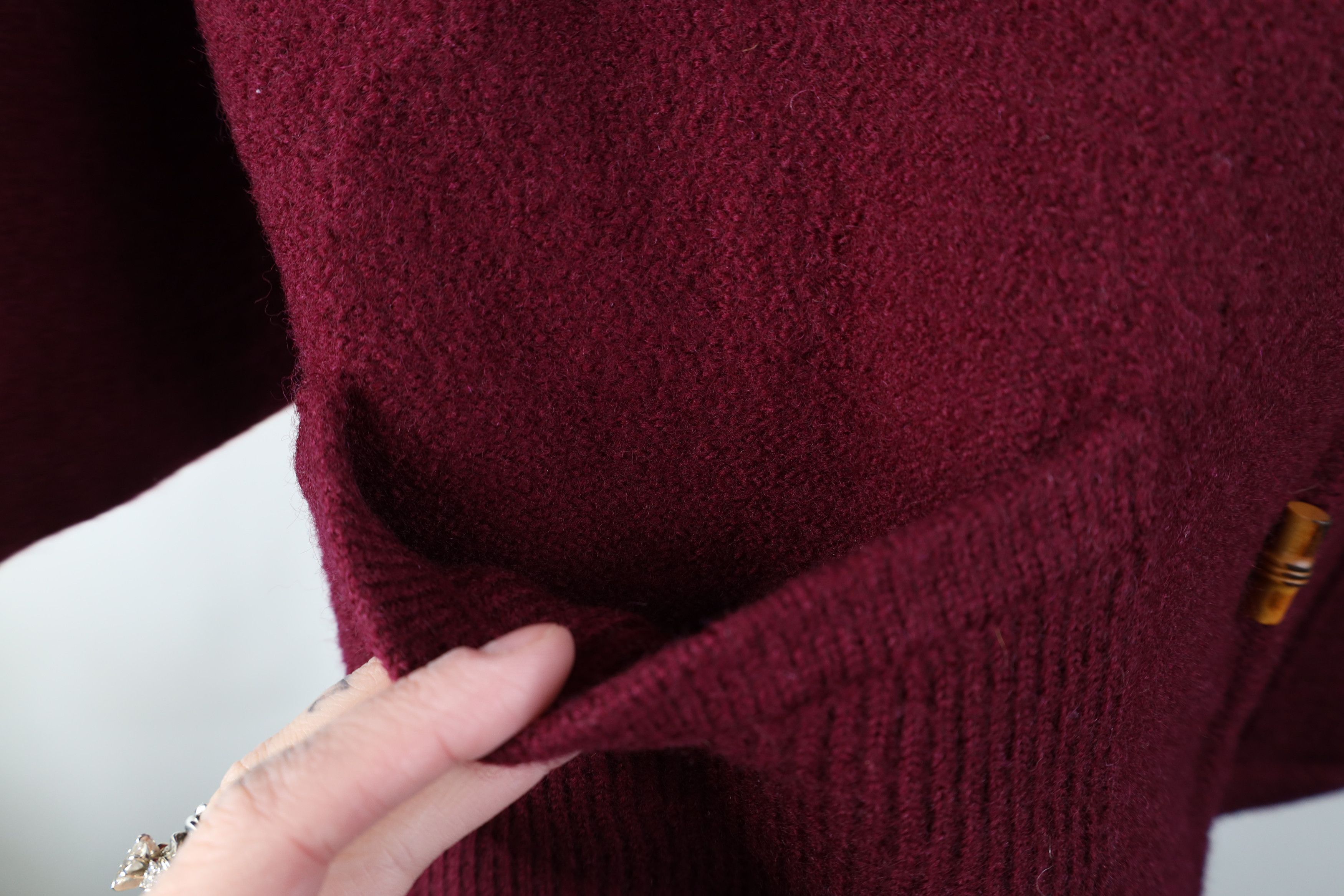 Vintage Vintage 90s Streetwear Wool Toggle Button Cardigan Sweater Size M / US 6-8 / IT 42-44 - 6 Thumbnail