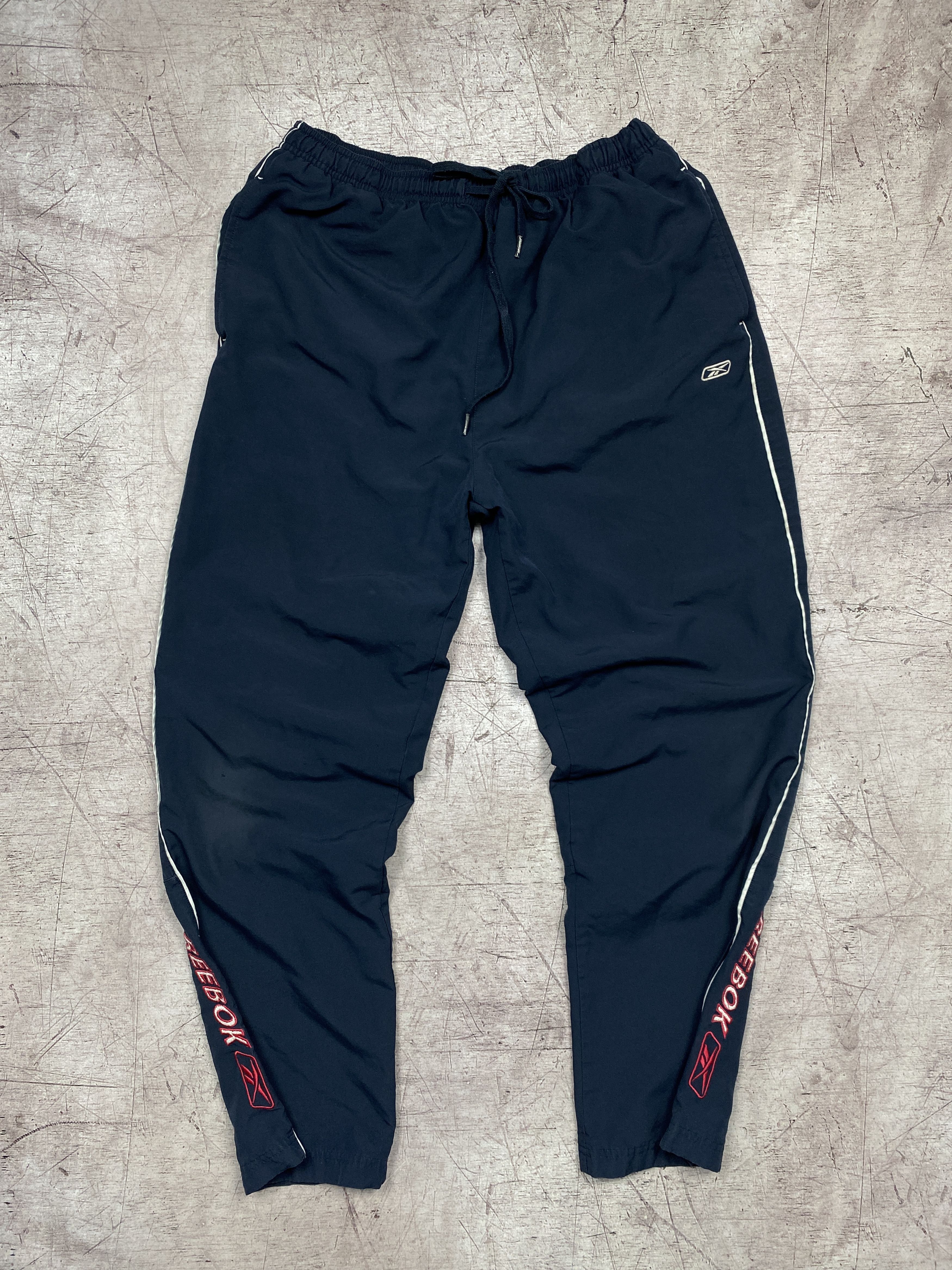 Reebok × Vintage Reebok Vintage Mens Nylon Track Pants Y2K Size US 34 / EU 50 - 1 Thumbnail