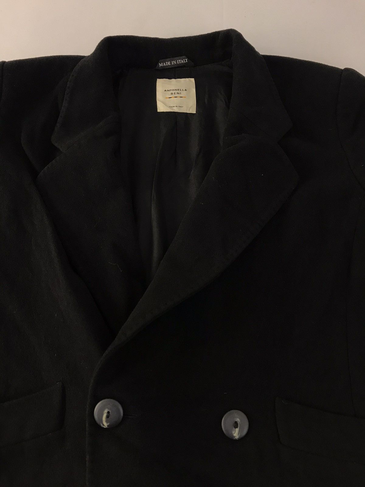 Vintage 90s Antonella Beni Pure Cashmere Full Button Italian Made Size US S / EU 44-46 / 1 - 4 Thumbnail