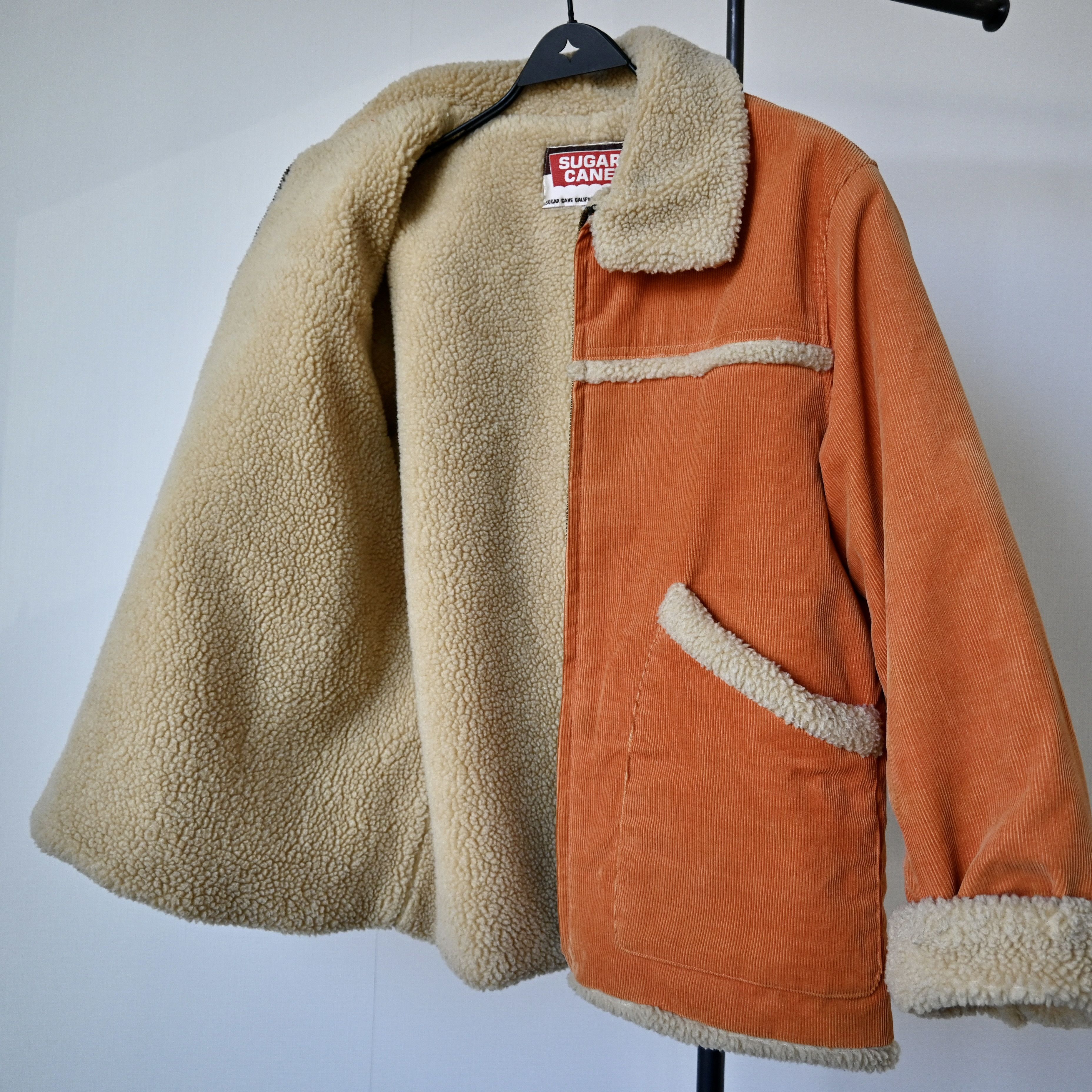 Sugar Cane Sugar Cane shearing lined corduroy ranch jacket, orange Size US M / EU 48-50 / 2 - 10 Thumbnail
