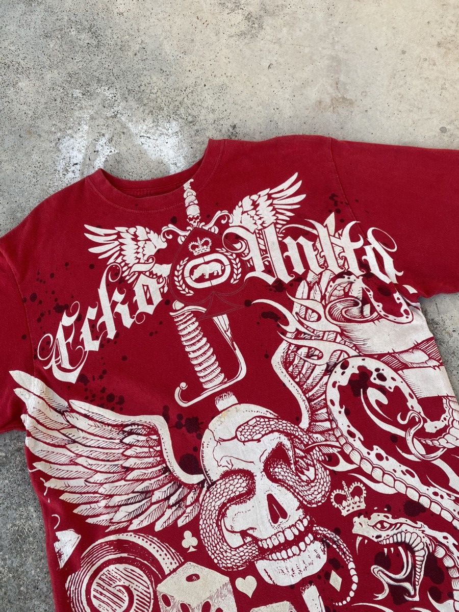 Affliction 2000s Affliction Styled Ecko Unltd All Over Print Size US L / EU 52-54 / 3 - 2 Thumbnail