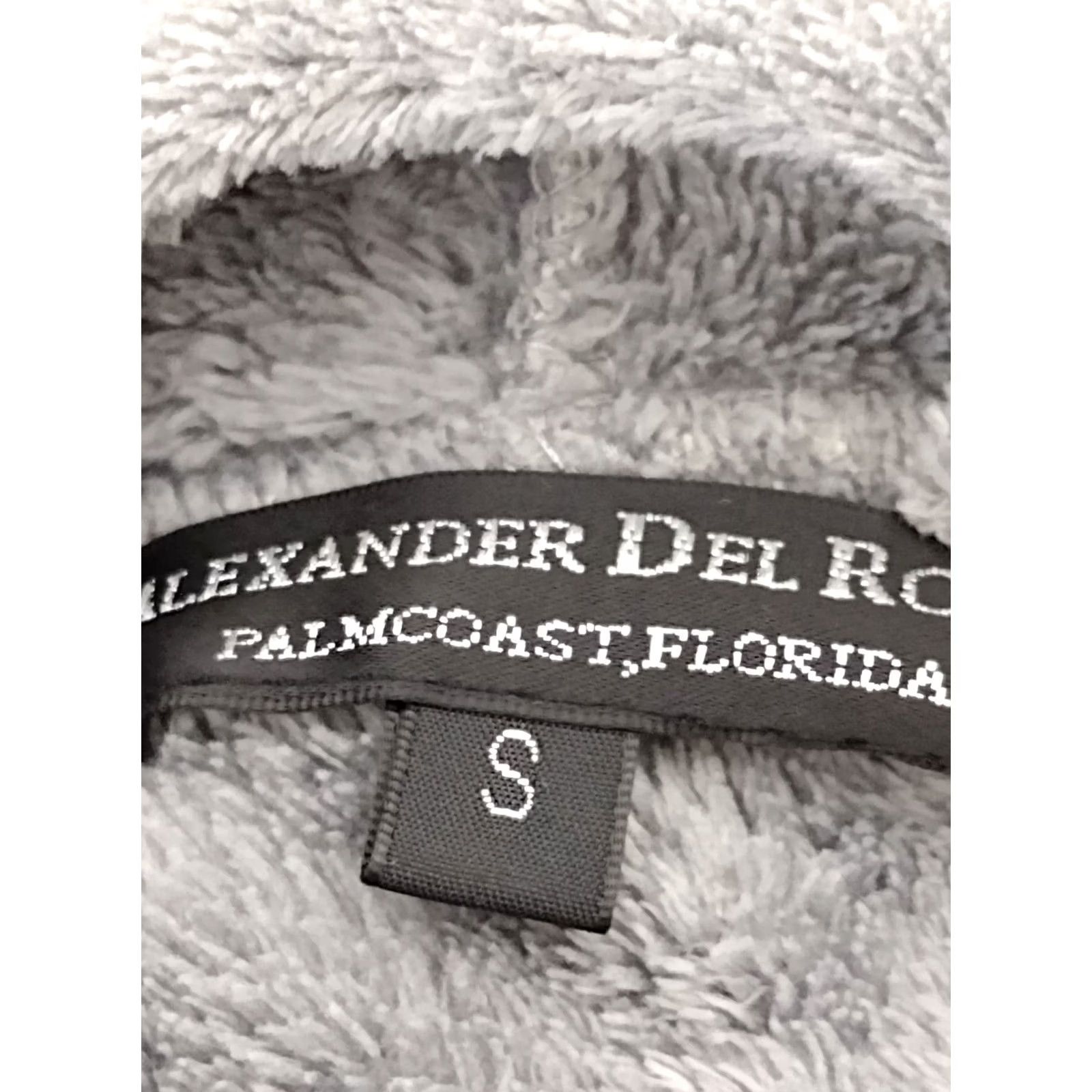 Vintage Alexander Del Rossa Women's S Fleece One Zee Pajamas Hooded Footed Gray One Piece XS? Size ONE SIZE - 5 Thumbnail