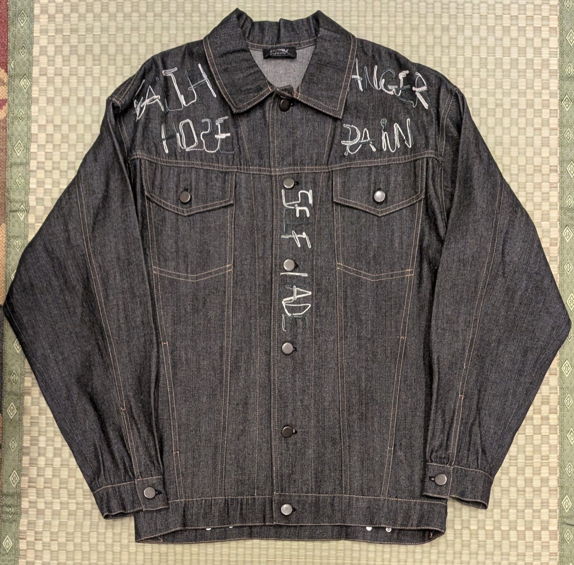 Other Selfmade Embroidered Denim Jacket Size 44 Made in Italy Size US L / EU 52-54 / 3 - 1 Thumbnail