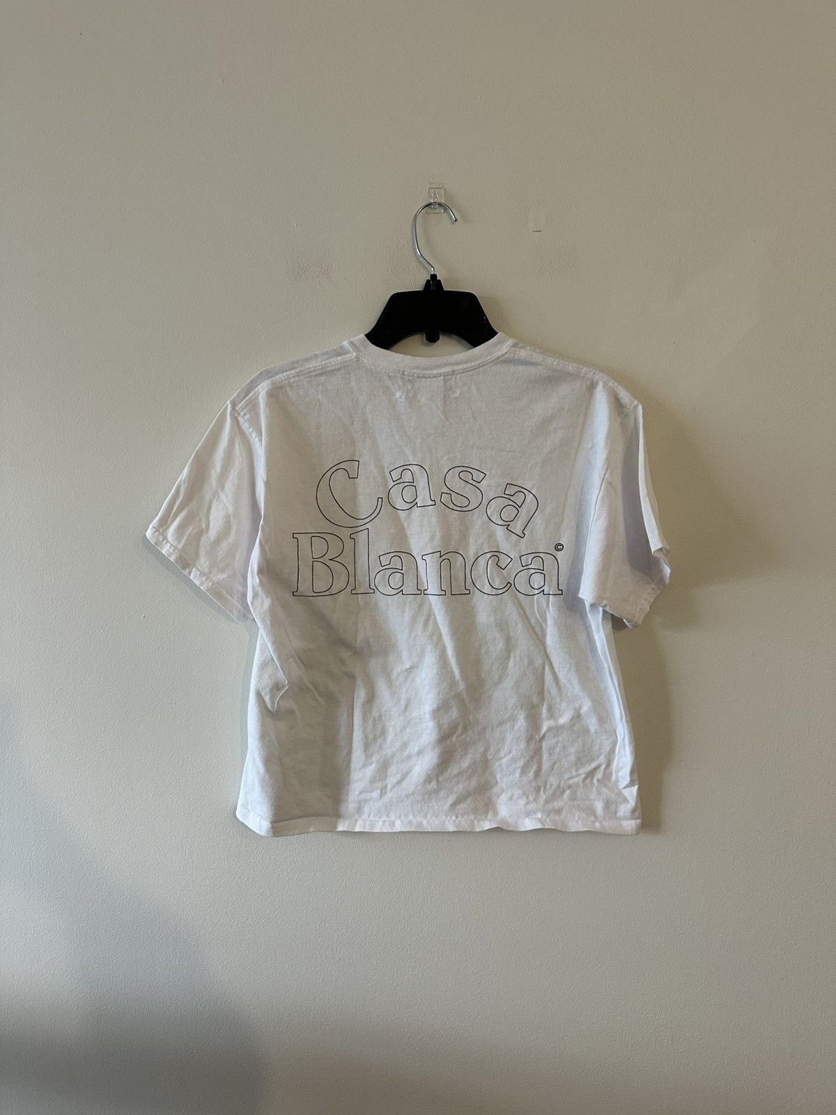 Casablanca Casablanca White Logo Tee T-Shirt Spellout M Size US M / EU 48-50 / 2 - 2 Thumbnail