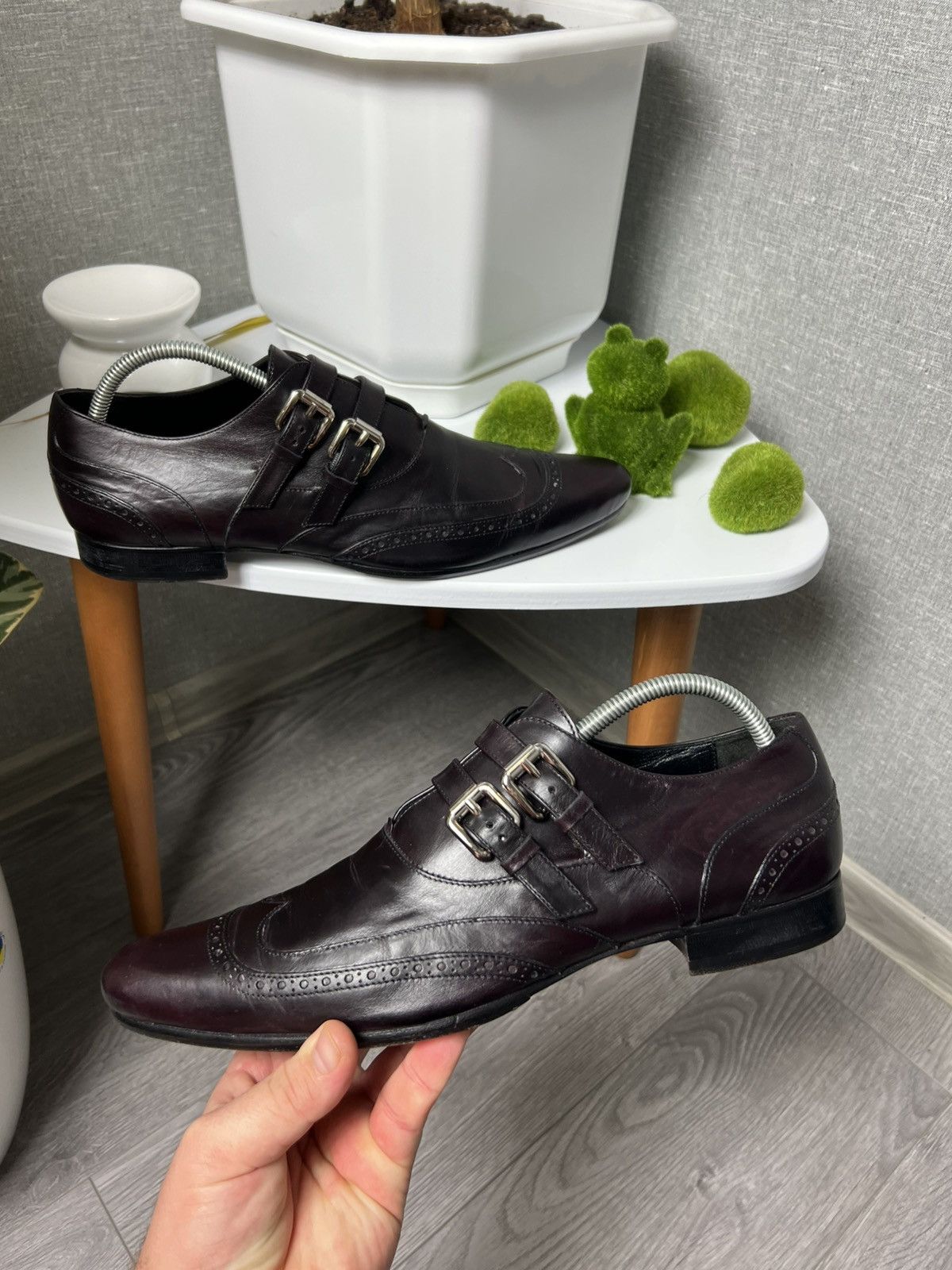 Dolce & Gabbana Dolce & Gabbana Double Monk Leather Shoes Size 44 D&G Size US 11 / EU 44 - 3 Thumbnail