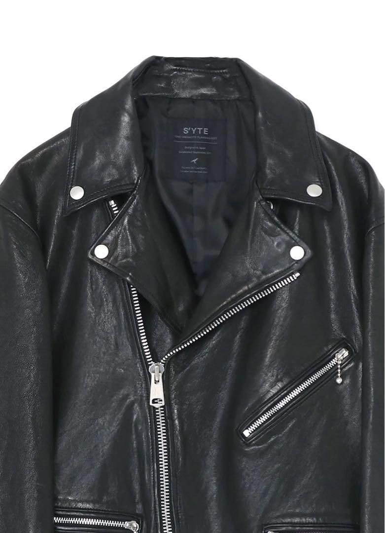Yohji Yamamoto S'YTE Leather Riders Jacket