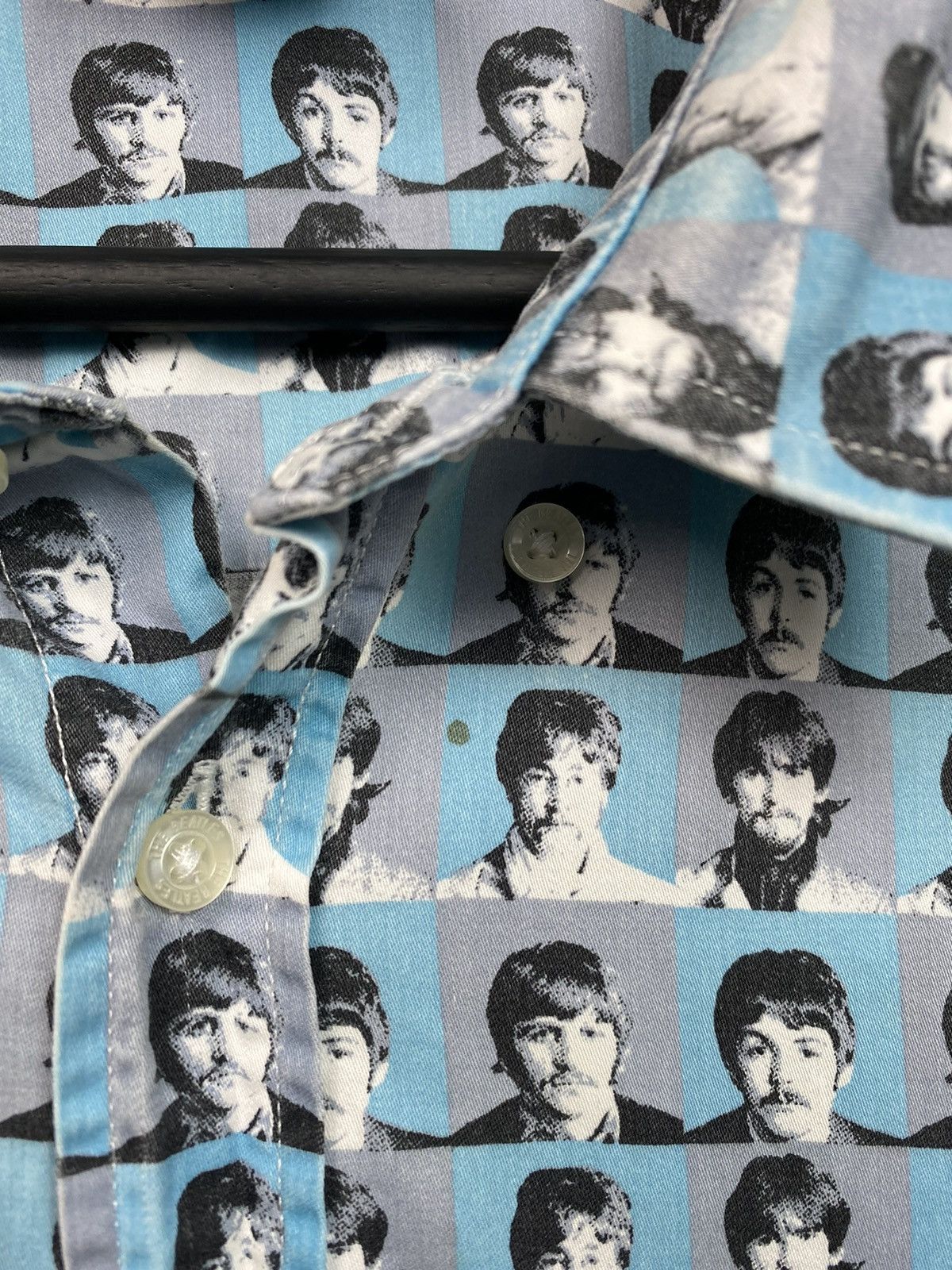 Band Tees The Beatles monogram faces shirt All over print Men oversize Size US XXL / EU 58 / 5 - 8 Thumbnail