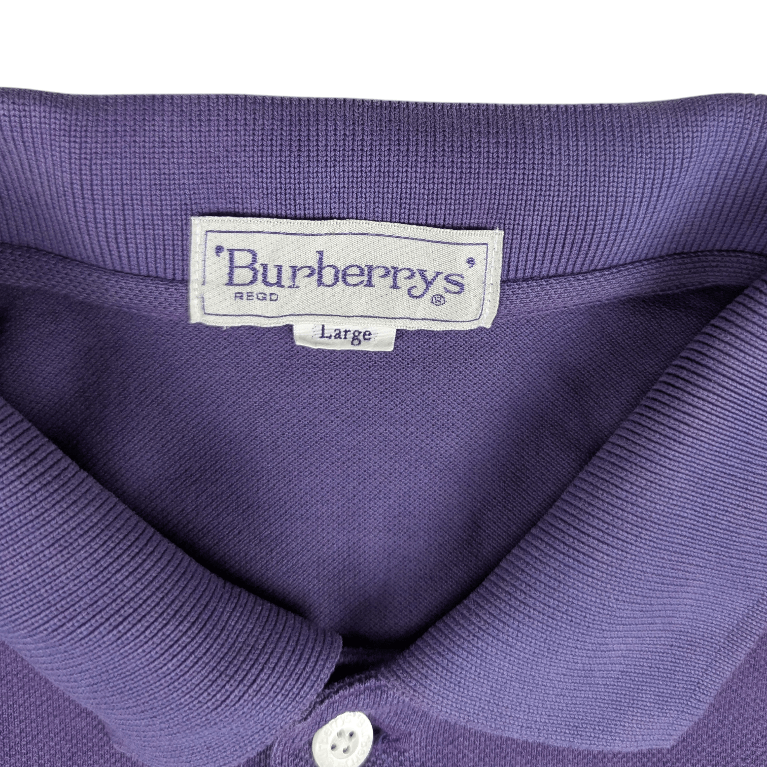 Burberry Vintage 90's BURBERRYS British Football Hoologan Polo Shirt Size US M / EU 48-50 / 2 - 12 Thumbnail