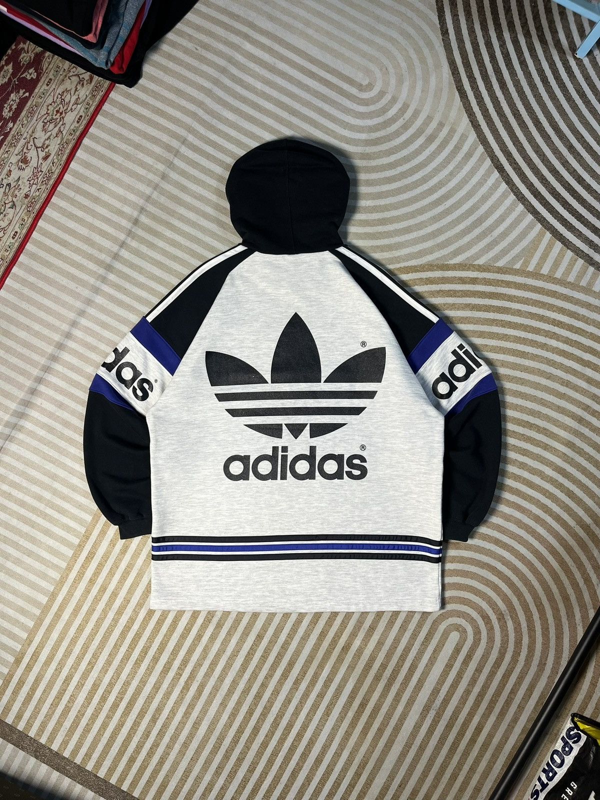 Adidas VINTAGE ADIDAS PULLOVER HOODIE Size US XL / EU 56 / 4 - 6 Thumbnail