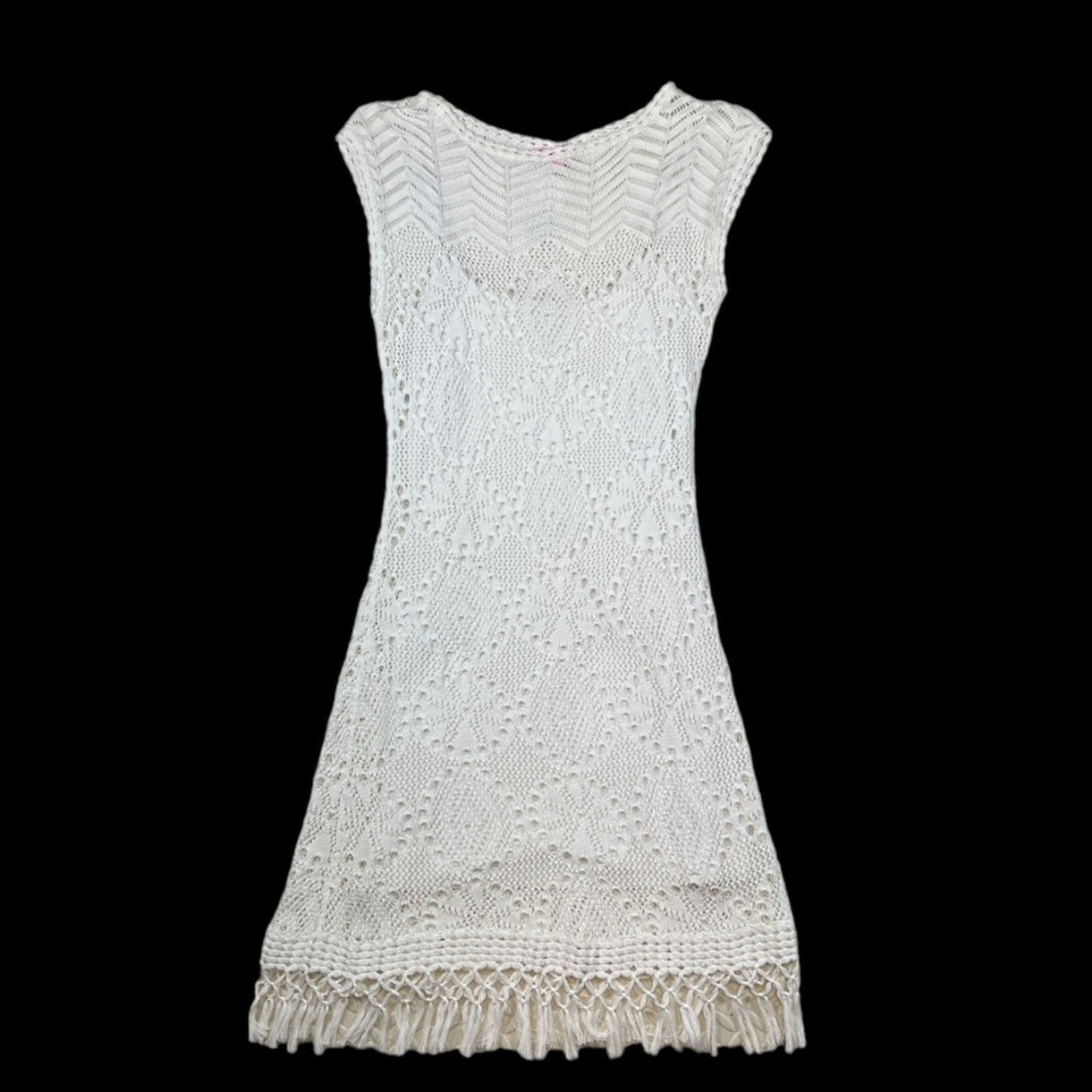 Lilly Pulitzer Lilly Pulitzer White Crochet Dress Size M Grailed