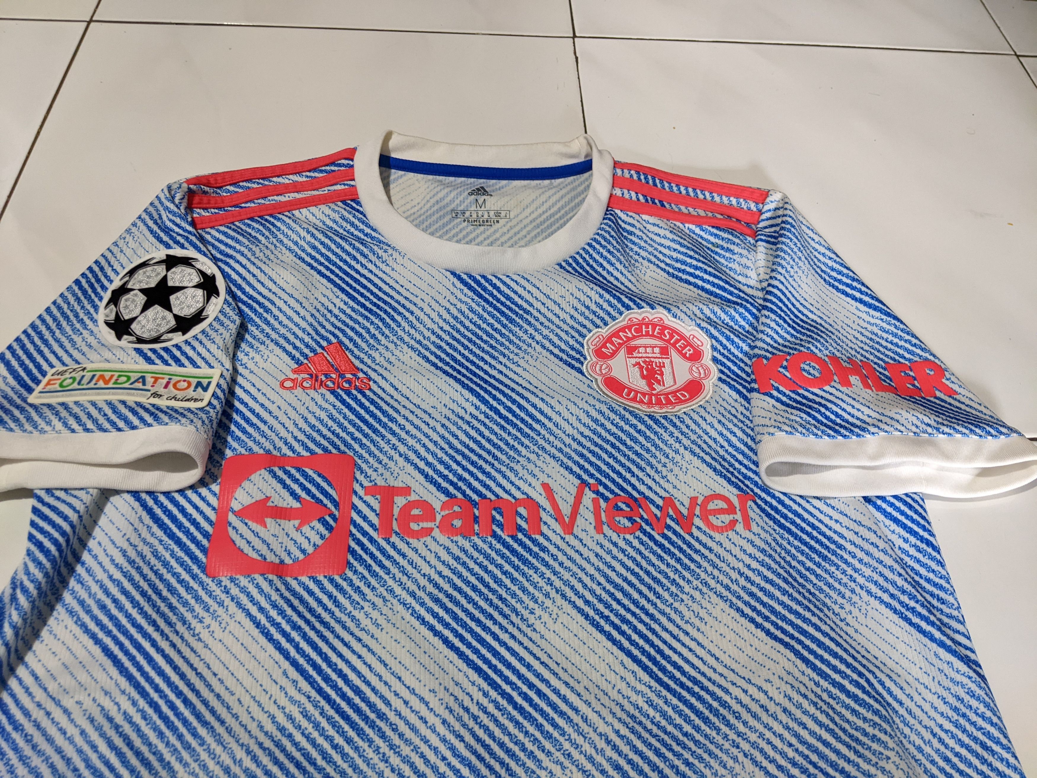 Adidas Manchester United 2021-2022 Away Jersey Cristiano Ronaldo 7 Size US M / EU 48-50 / 2 - 4 Thumbnail