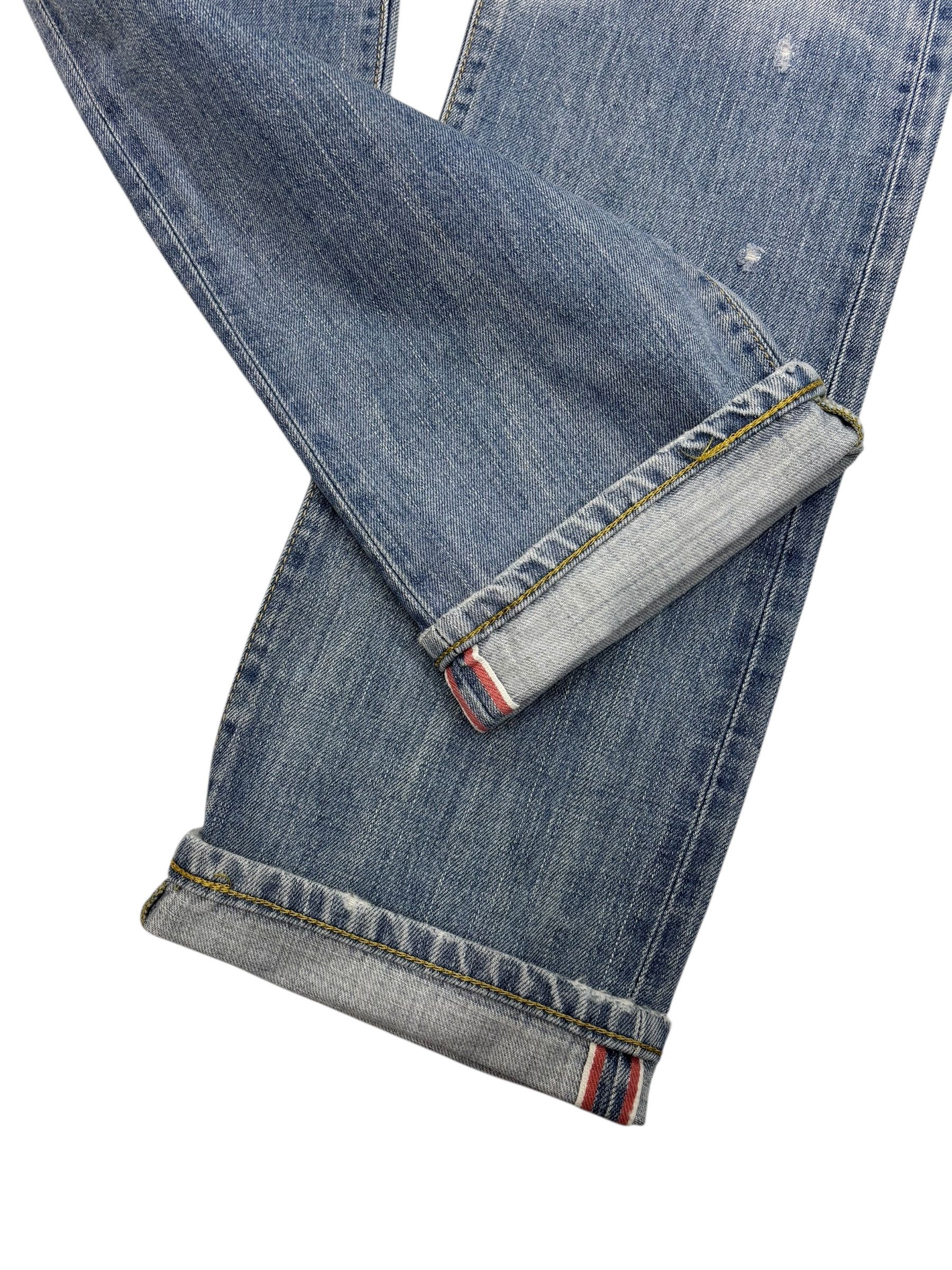 Acne Studios 🔥EDWIN 505zx SELVEDGE DENIM BUCKLE BACK BLUE WASH JEANS Size US 30 / EU 46 - 10 Thumbnail