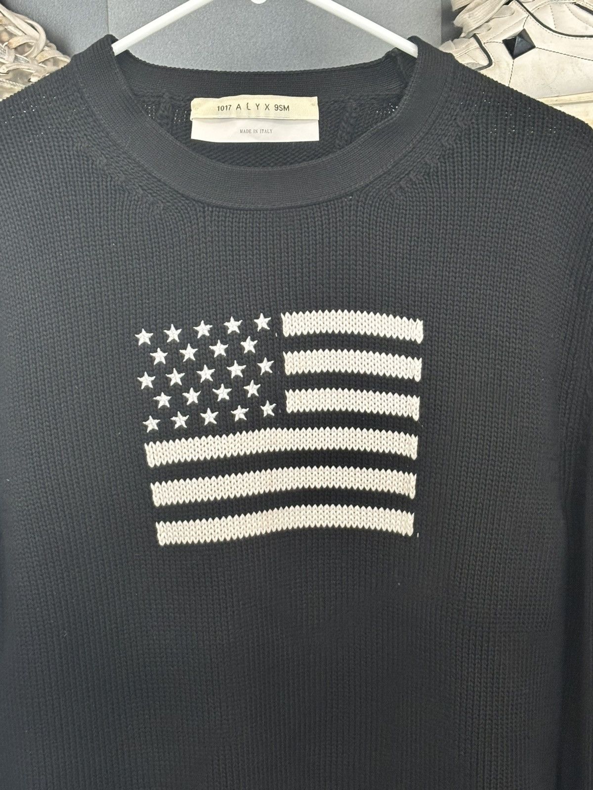 1017 ALYX 9SM Alyx american flag sweater Size L / US 10 / IT 46 - 2 Thumbnail