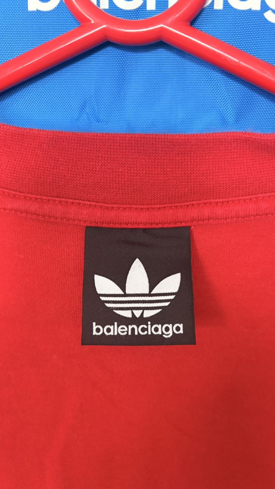 Adidas × Balenciaga Adidas x Balenciaga Shirt Red Sz.1 Size M / US 6-8 / IT 42-44 - 4 Thumbnail