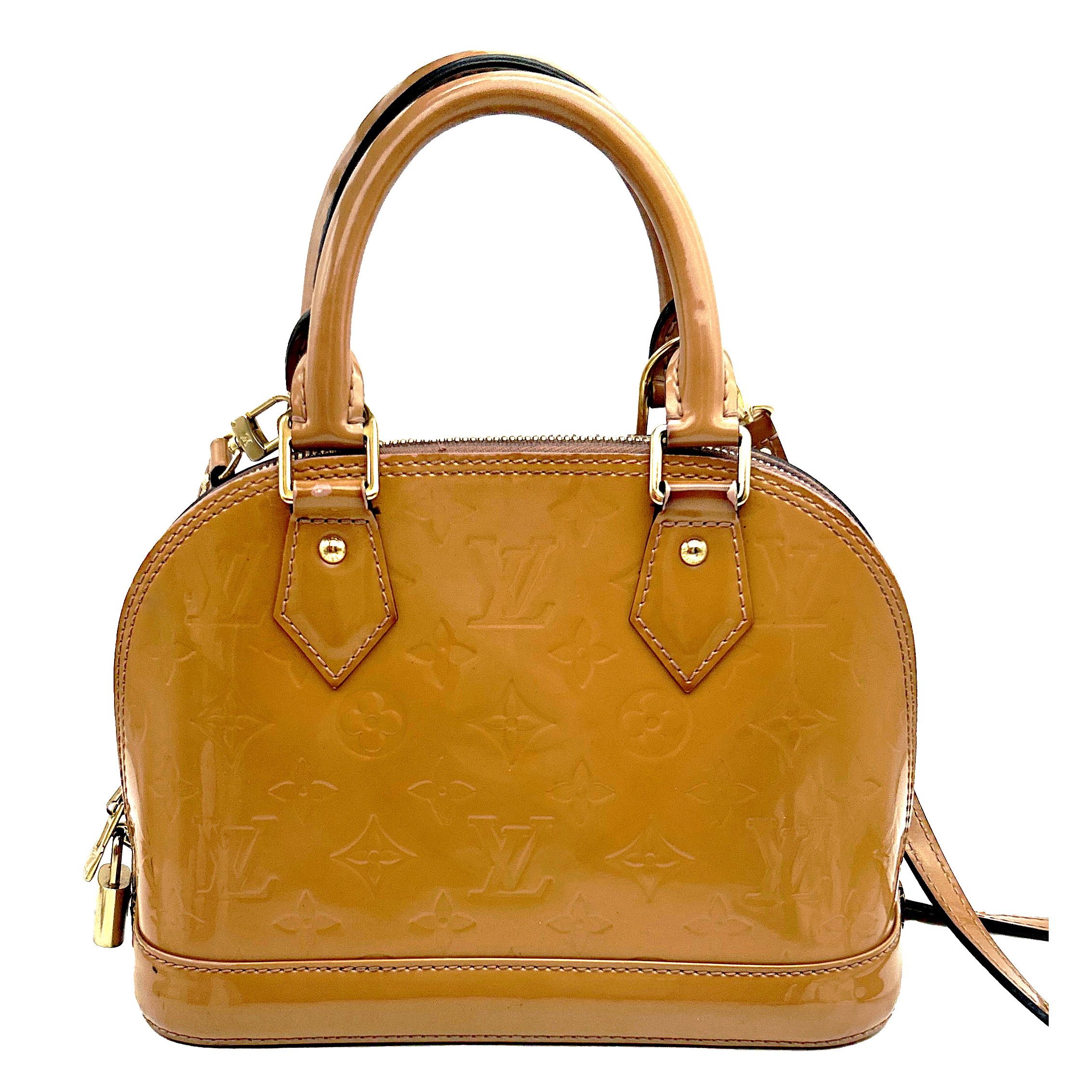 Louis Vuitton Louis Vuitton Monogram Vernis Alma BB Brown Size ONE SIZE - 2 Thumbnail