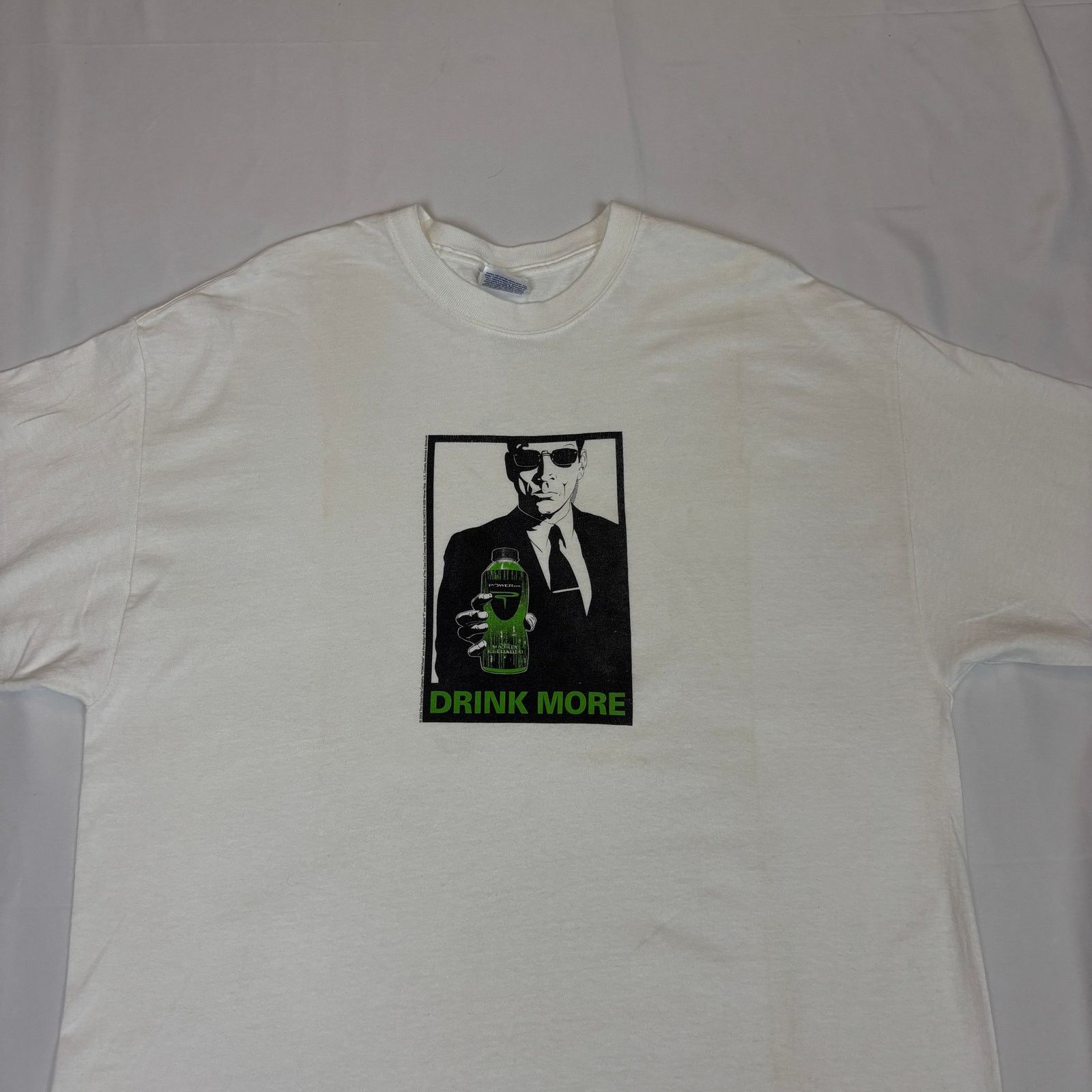 Hanes Vintage The Matrix Powerade Promo Drink More Shirt Men's XL Size US XL / EU 56 / 4 - 3 Thumbnail