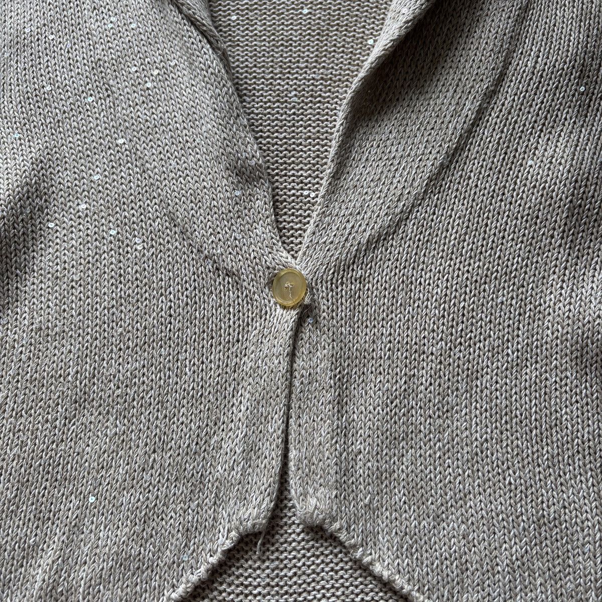 Brunello Cucinelli Brunello Cucinelli linen silk cardigan Size XL / US 12-14 / IT 48-50 - 6 Thumbnail