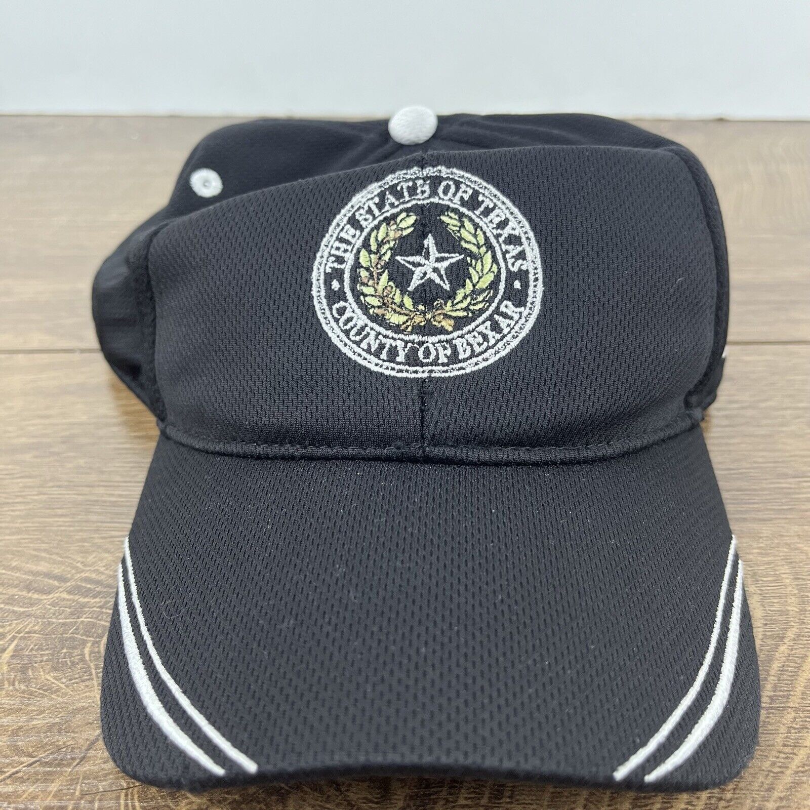 Other The State of Texas County Bexar Hat Black Cap Adjustable Hat Size ONE SIZE - 4 Thumbnail