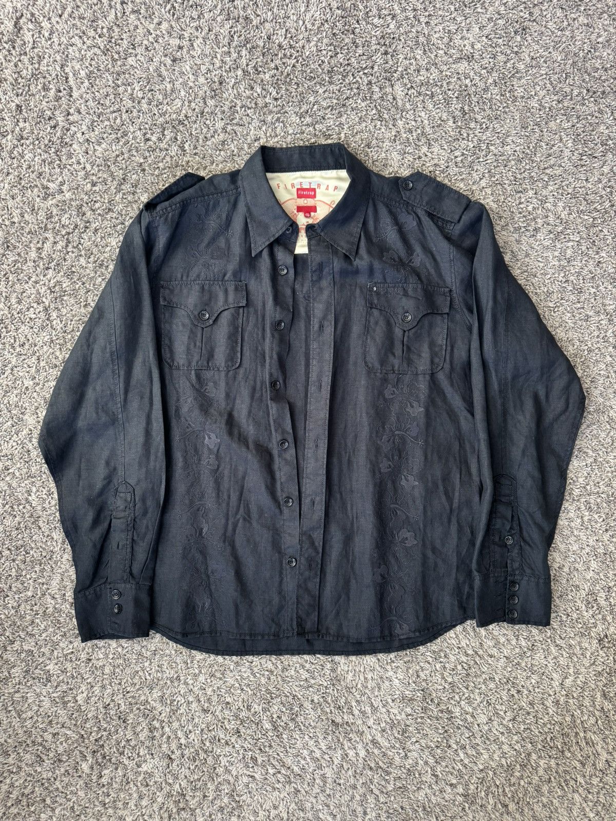 Firetrap Firetrap Long Sleeve Button-up Shirt Size US XXL / EU 58 / 5 - 1 Preview