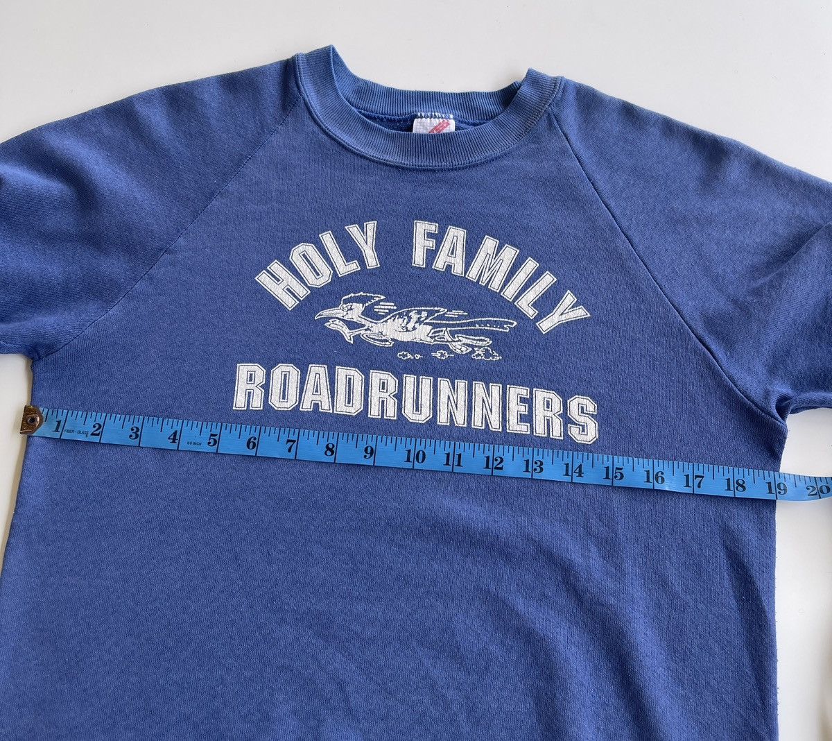 Vintage Jerzees 90s Holy Family Roadrunners Sunfaded Sweatshirt Size US M / EU 48-50 / 2 - 11 Thumbnail