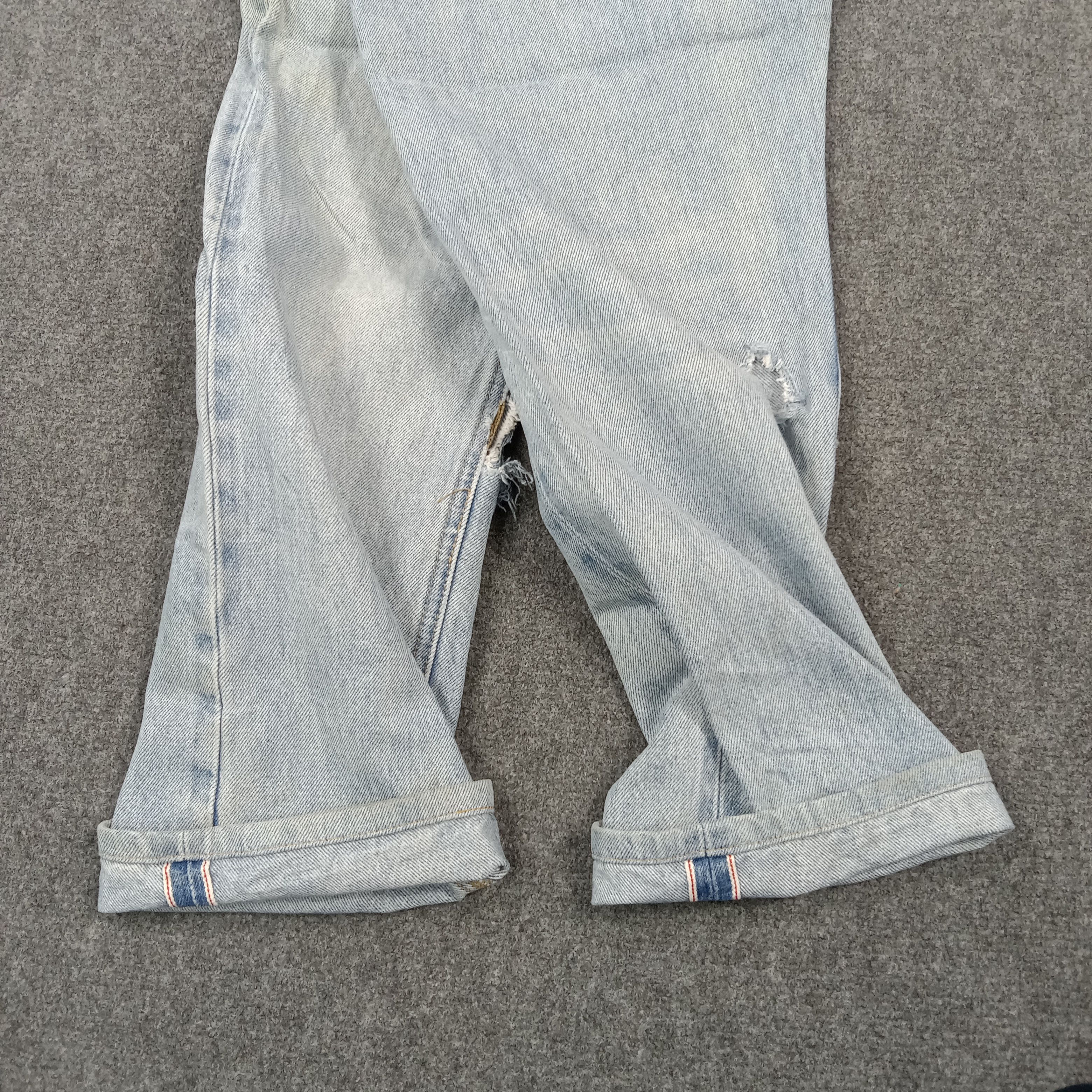 Billabong Vintage Andy Warhol x Billabong Selvedge Denim Jeans C280N9 Size US 35 - 4 Thumbnail