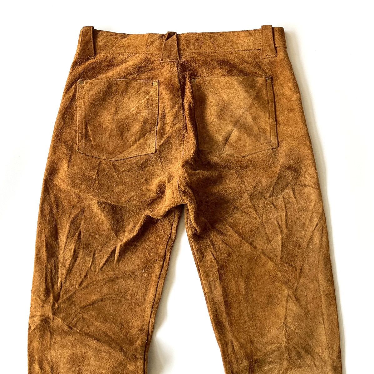 Other Vtg.SANTA FE Suede Flare Pants 70s Size US 28 / EU 44 - 9 Thumbnail