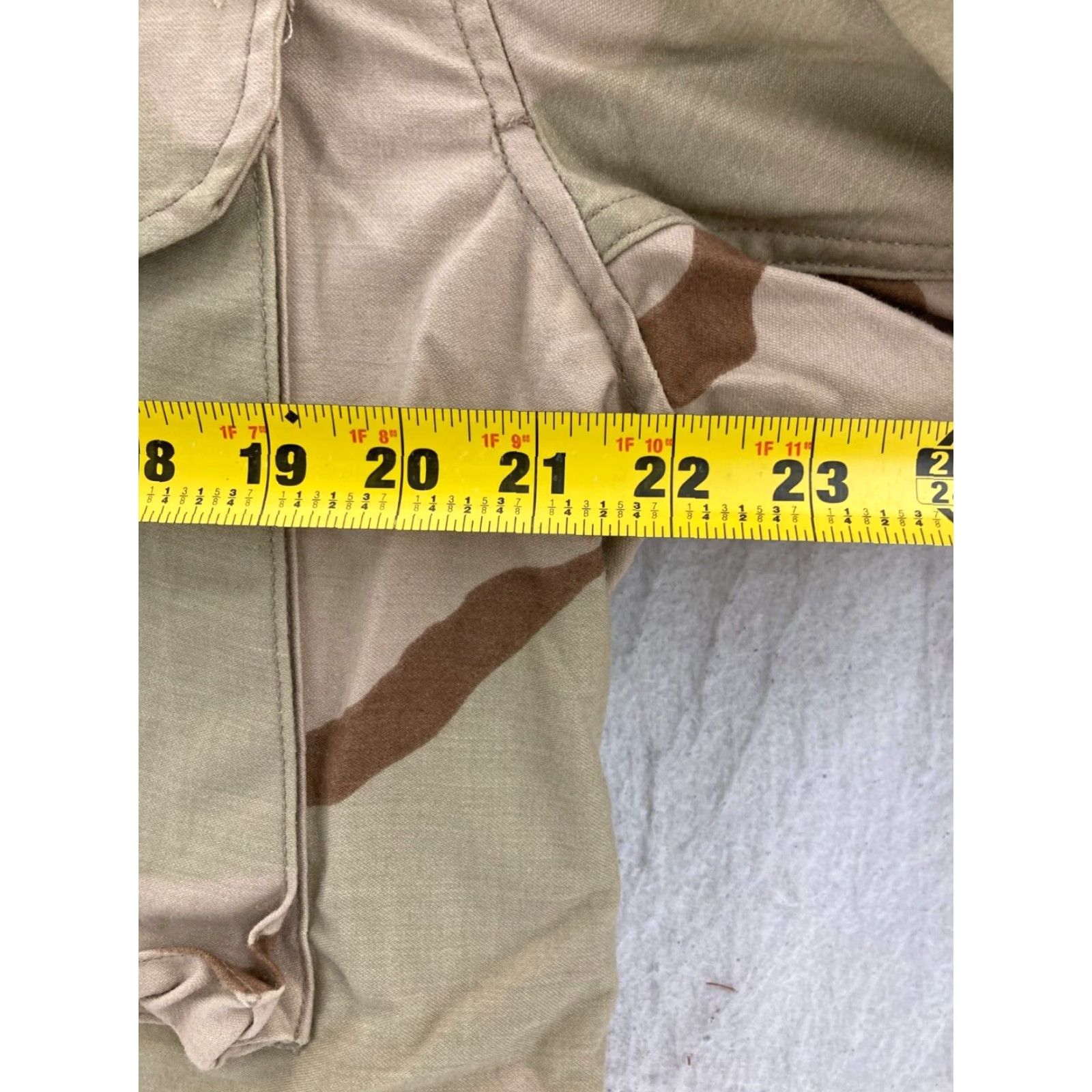 Vintage Military Coat Mens M Camouflage Desert Cotton Blend Lining Cotton Button Front Jacket Size US M / EU 48-50 / 2 - 6 Thumbnail