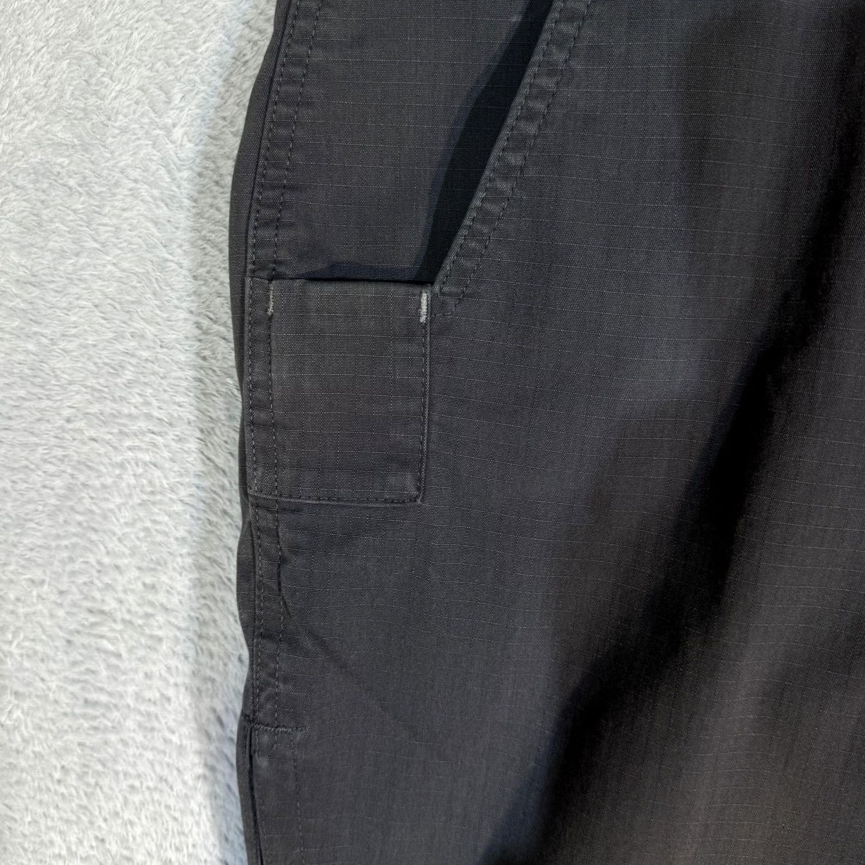 Carhartt Carhartt Mens 38x30 Gray Relaxed Fit Ripstop Work Pants Zipper Pocket Cargo Pocket Coin Pocket Slash Pocket Size US 38 / EU 54 - 3 Thumbnail