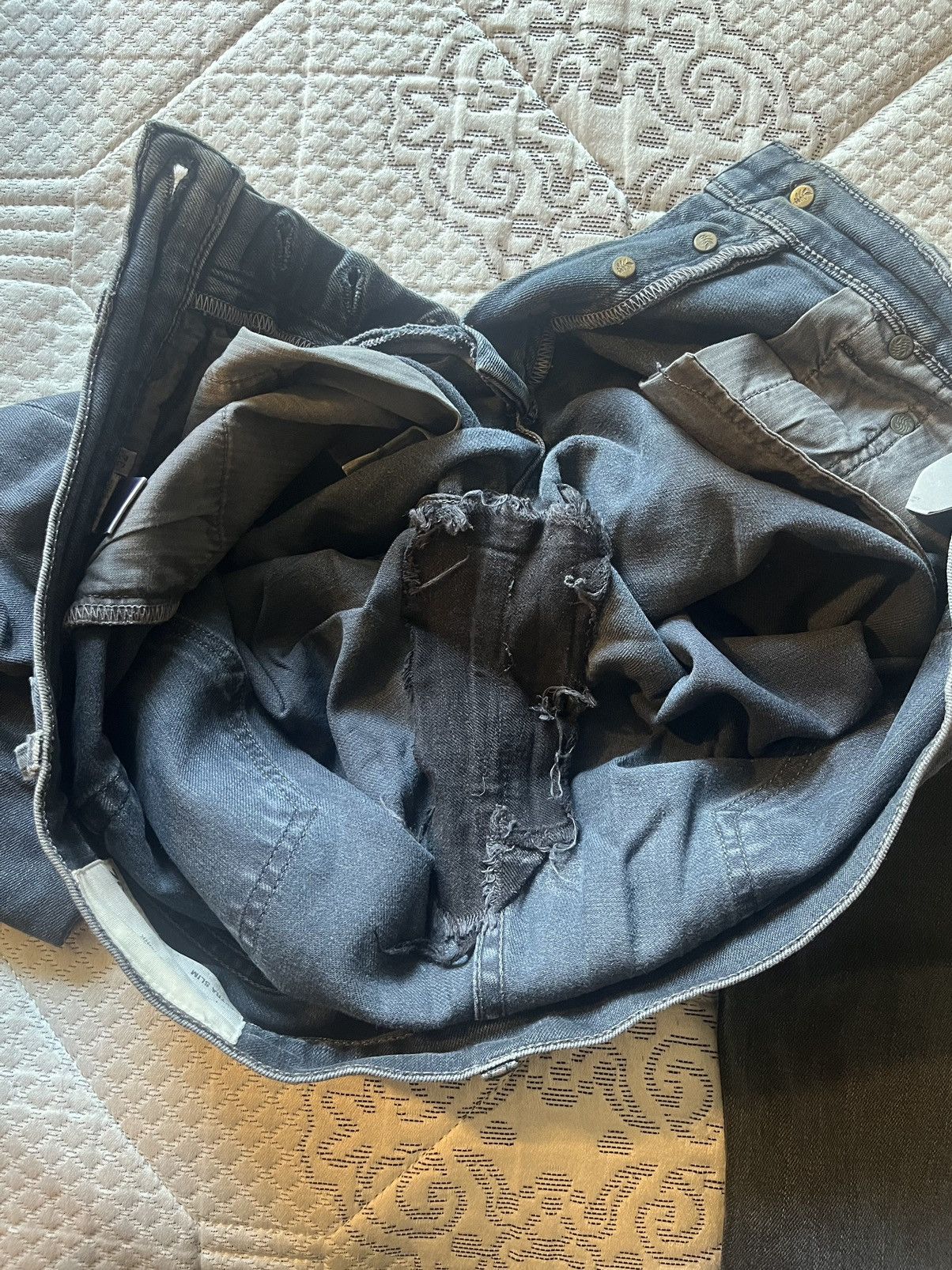 Rag & Bone Blue/grey Rag & Bone Fit 1 jeans Size US 32 / EU 48 - 5 Thumbnail