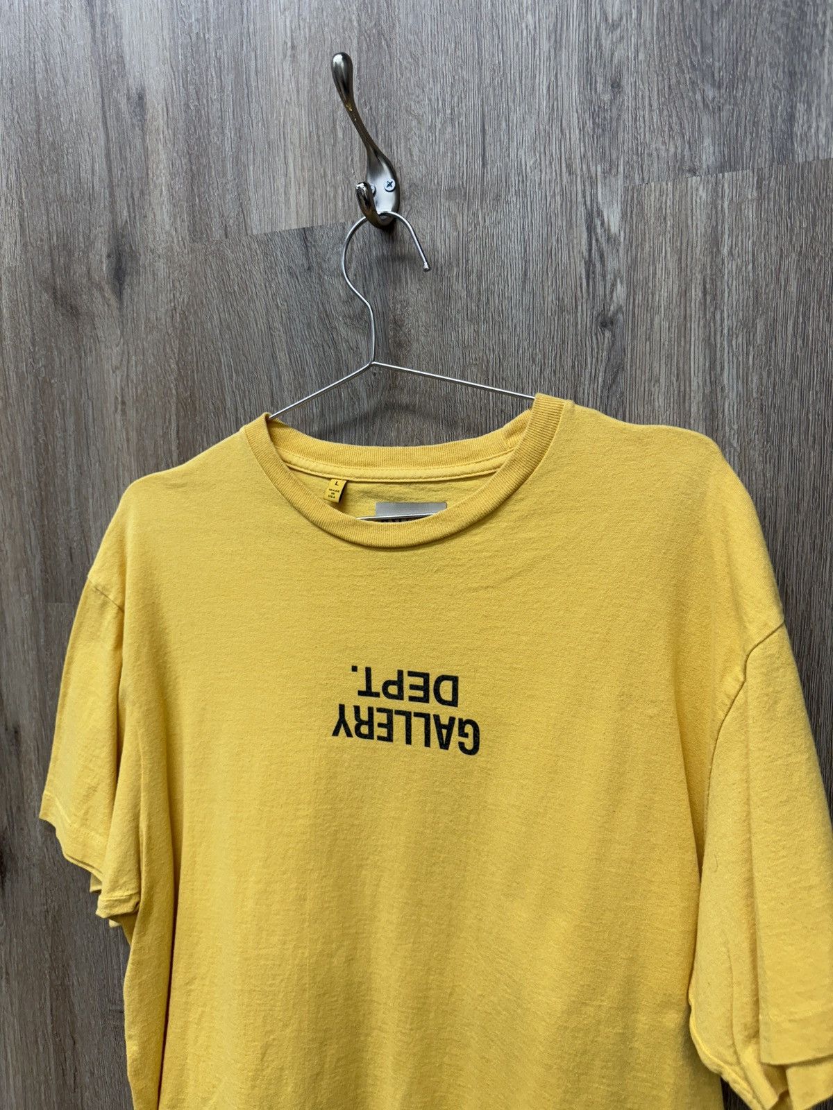 Gallery Dept. Gallery Dept Yellow Short Sleeve Size US L / EU 52-54 / 3 - 2 Thumbnail