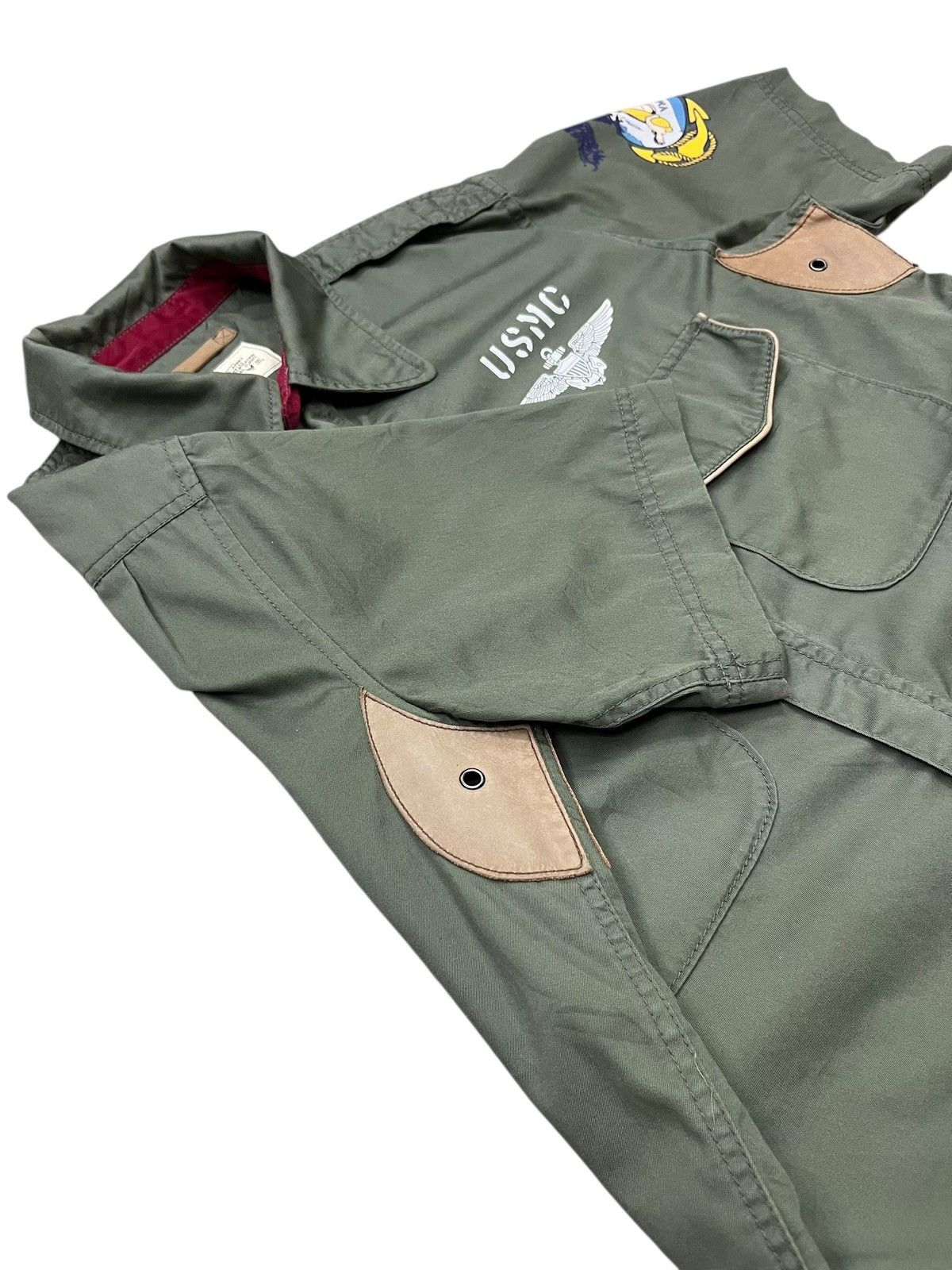 Avirex 💀Vintage Avirex USMC VMF-214 Whistling Death Shirt Size US L / EU 52-54 / 3 - 16 Thumbnail