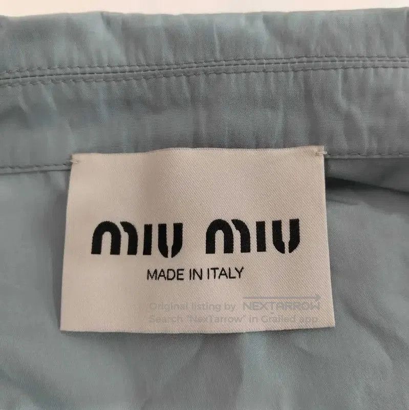 Miu Miu Miu Miu Spring Autumn Light Blue Long Coat . Size M / US 6-8 / IT 42-44 - 4 Thumbnail