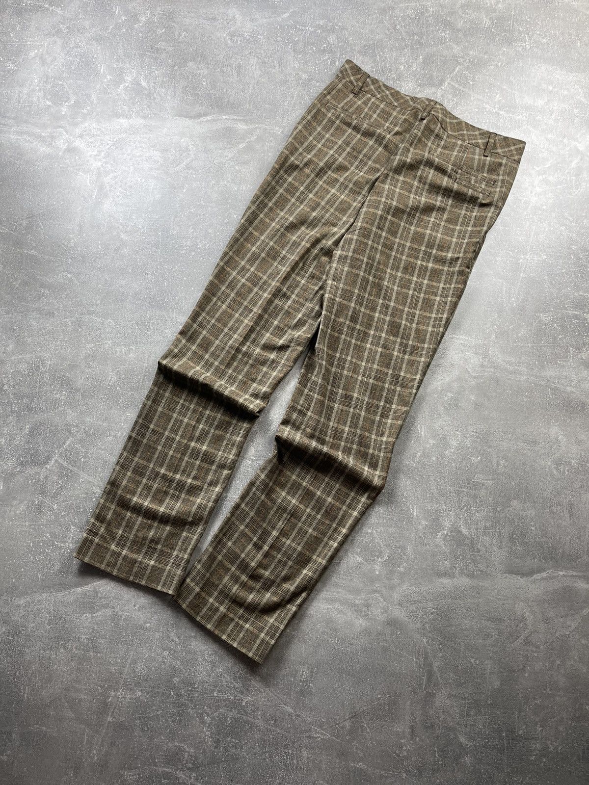 Ted Baker Ted Baker London Plaid Wool Trousers ailored Check Pants Size US 30 / EU 46 - 7 Thumbnail