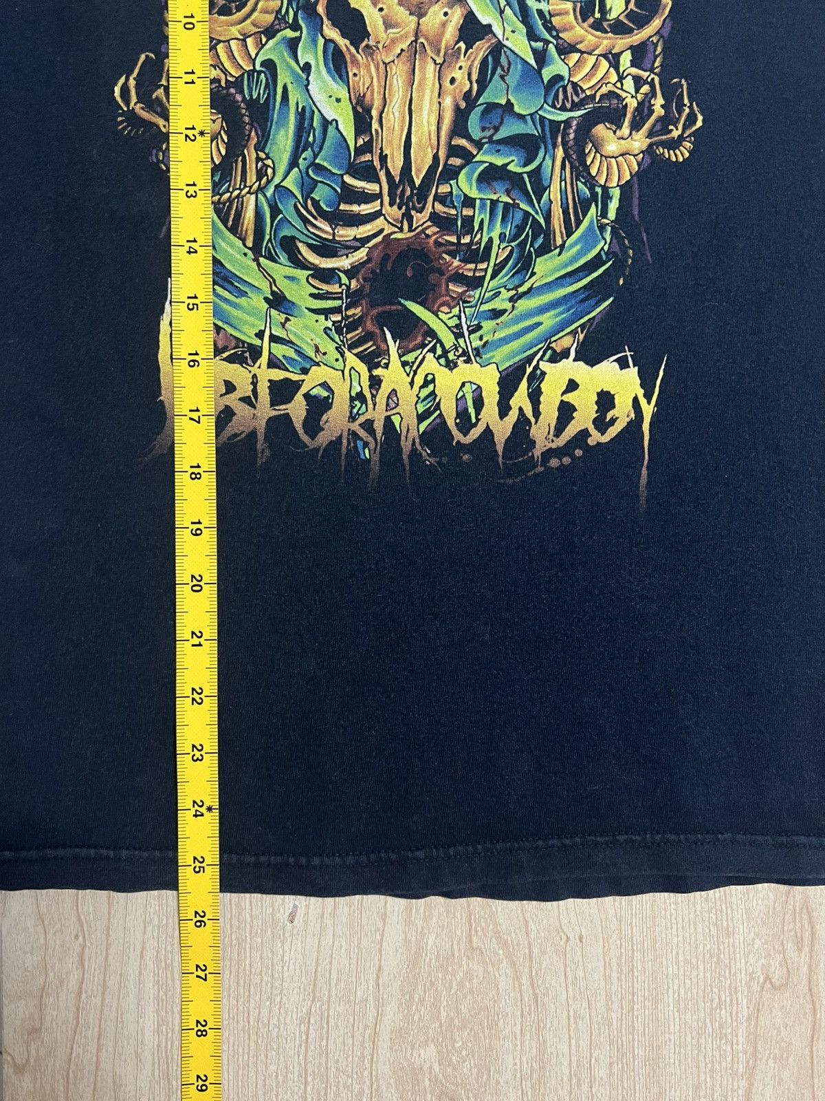 Band Tees Job For A Cowboy Skull Metal Graphic Tee Black S Size US S / EU 44-46 / 1 - 6 Thumbnail