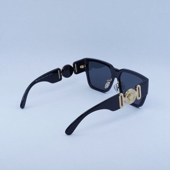 Versace Versace VE4483D GB1/87 Sunglasses Black Square Frame Size ONE SIZE - 3 Thumbnail