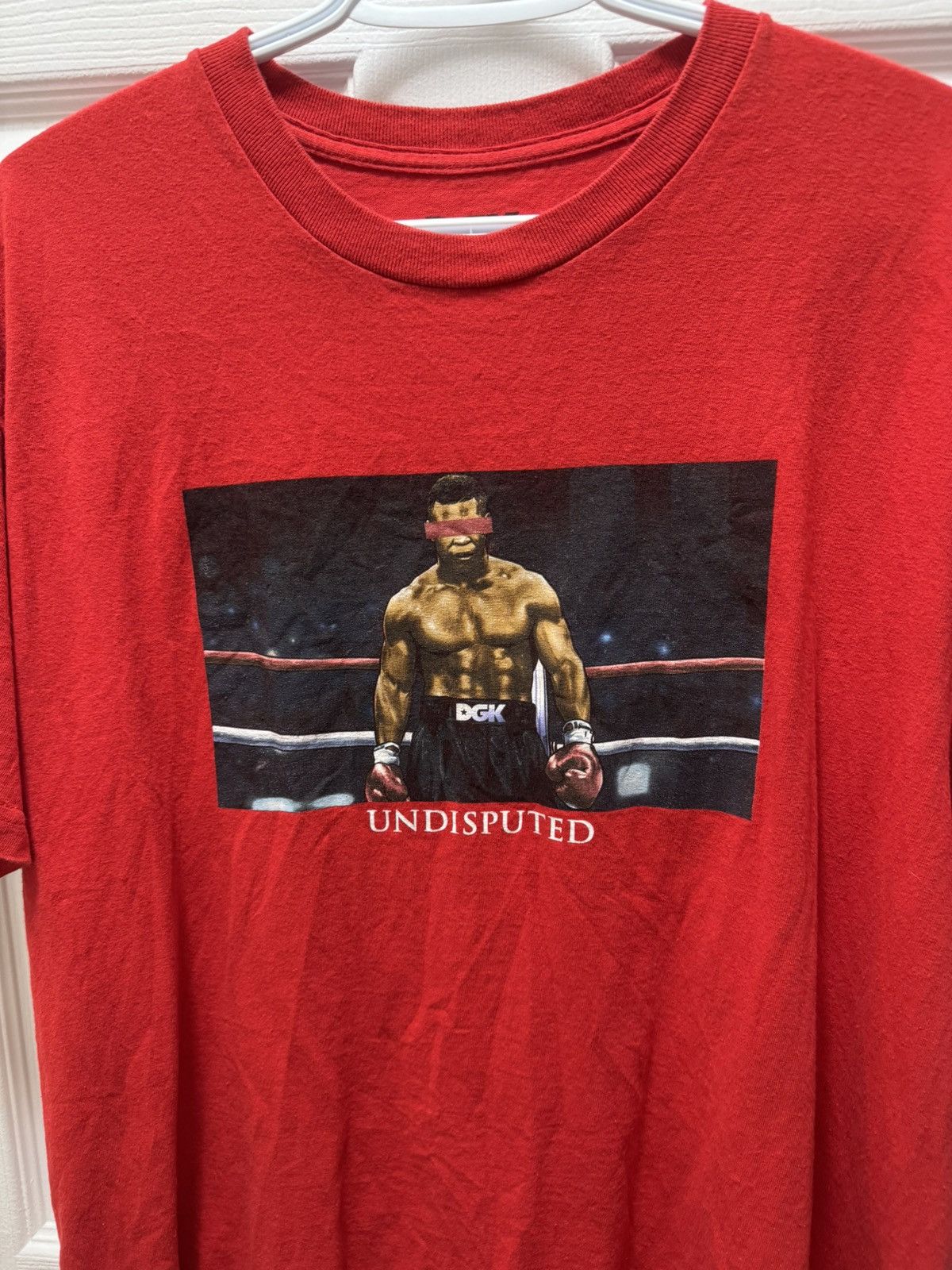 DGK DGK Mike Tyson Undisputed Red Boxing Supreme Skate Shirt Size US L / EU 52-54 / 3 - 4 Thumbnail
