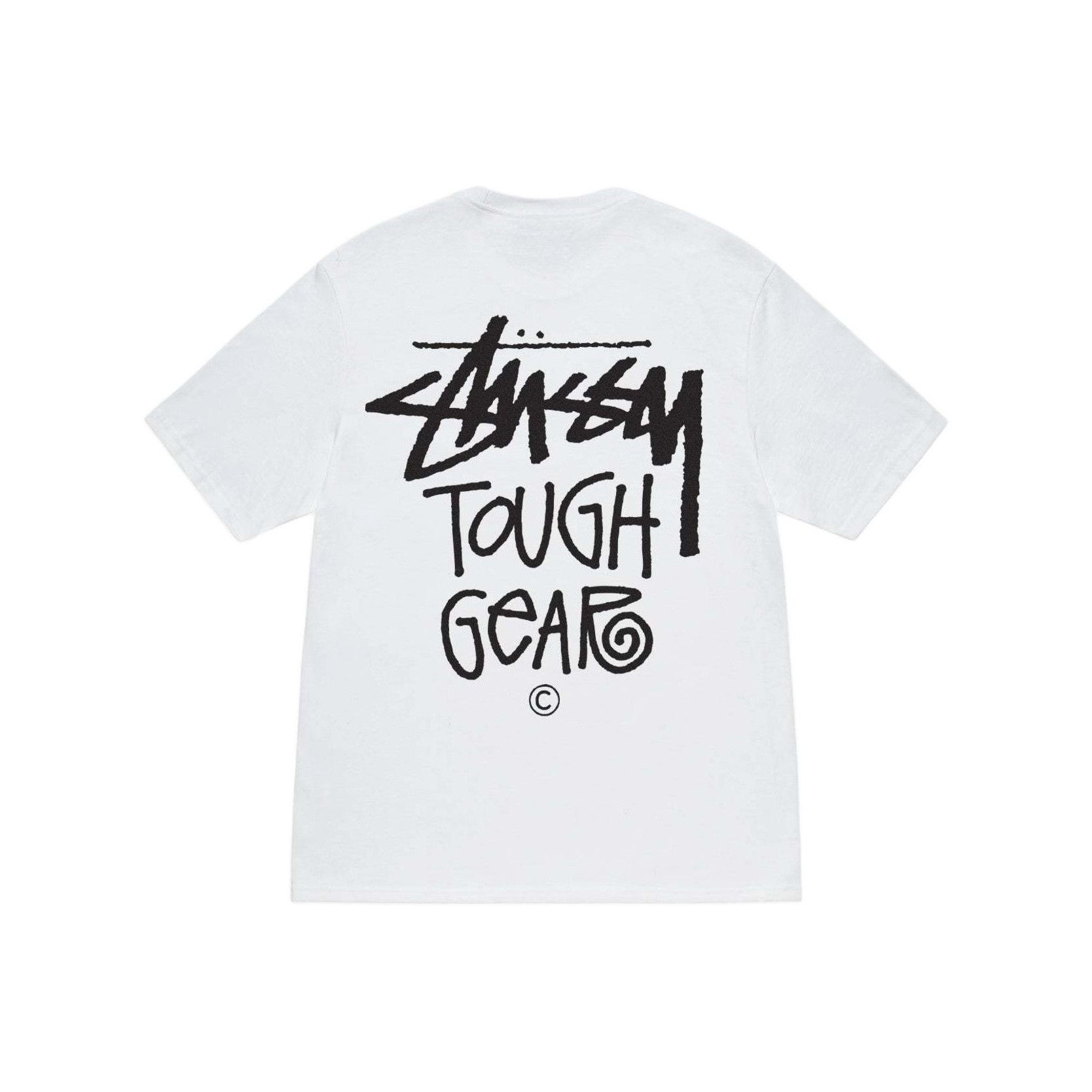 Stussy STÜSSY © 2023 SKATE TOUGH TEE WHITE COTTON T-SHIRT SIZE XL 
