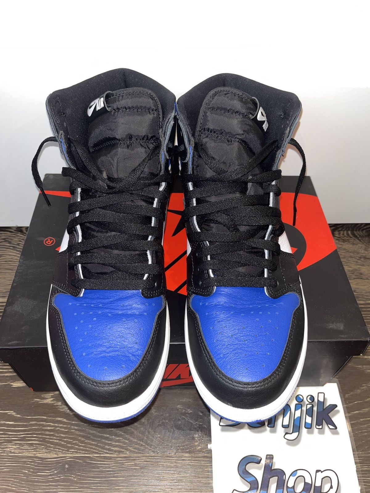 Jordan Brand Jordan 1 Retro High Royal Toe Size US 12 / EU 45 - 4 Thumbnail
