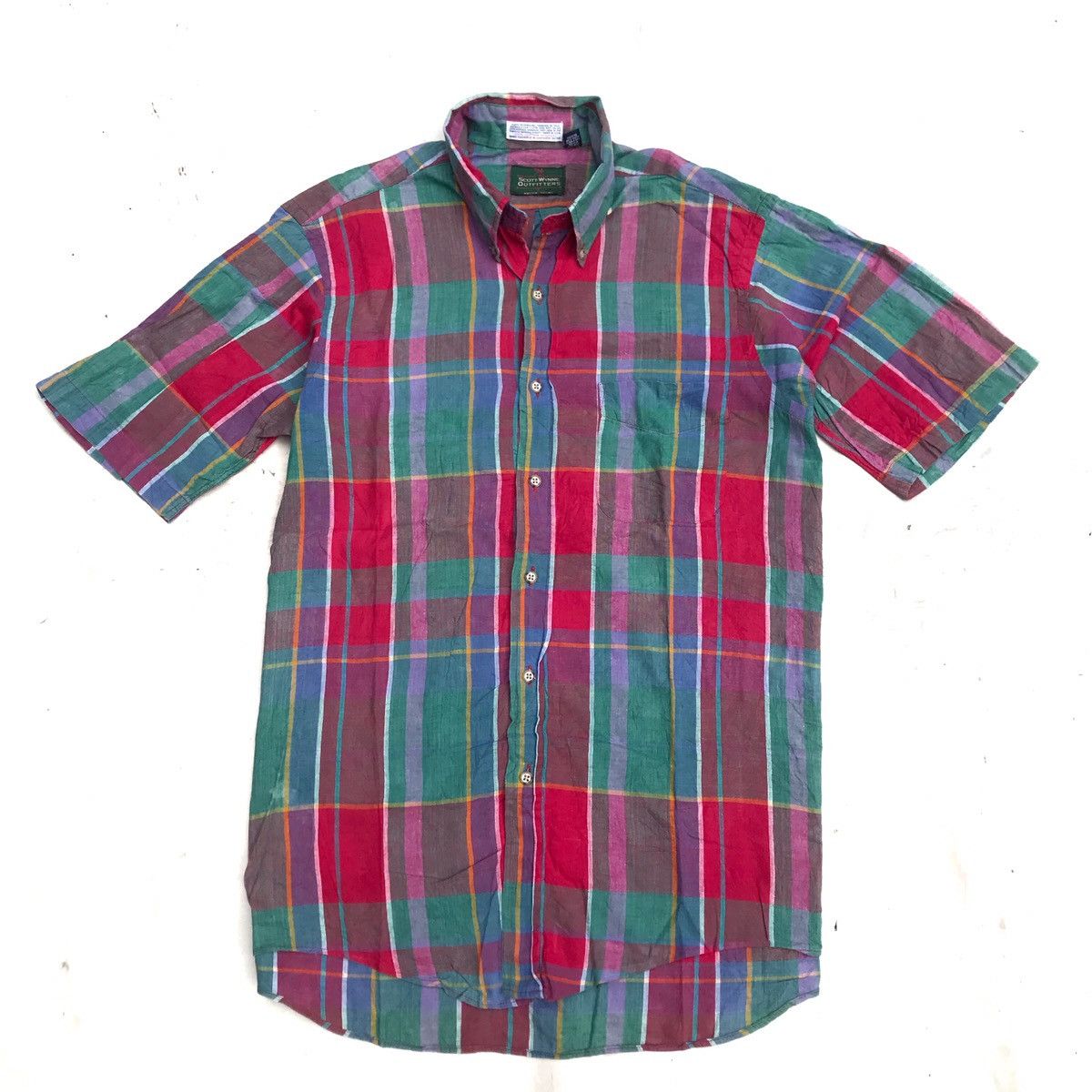 Hysteric Glamour × Vintage Vintage Scott-Wynne outfitters madrass Shirt Short Sleeves Size US L / EU 52-54 / 3 - 1 Thumbnail