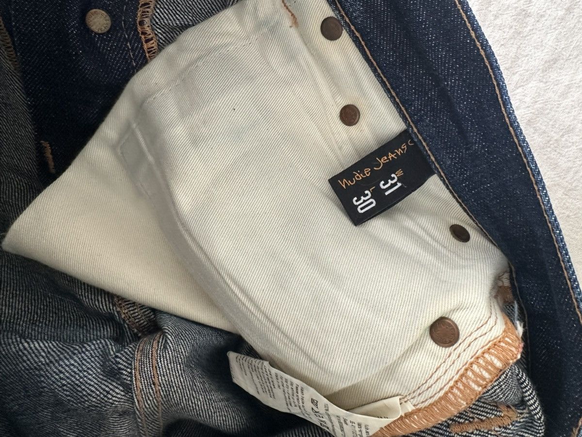 Nudie Jeans Nudie Jeans Steady Eddie II Dry Ace Selvage 31 x 30 Size US 31 - 4 Thumbnail
