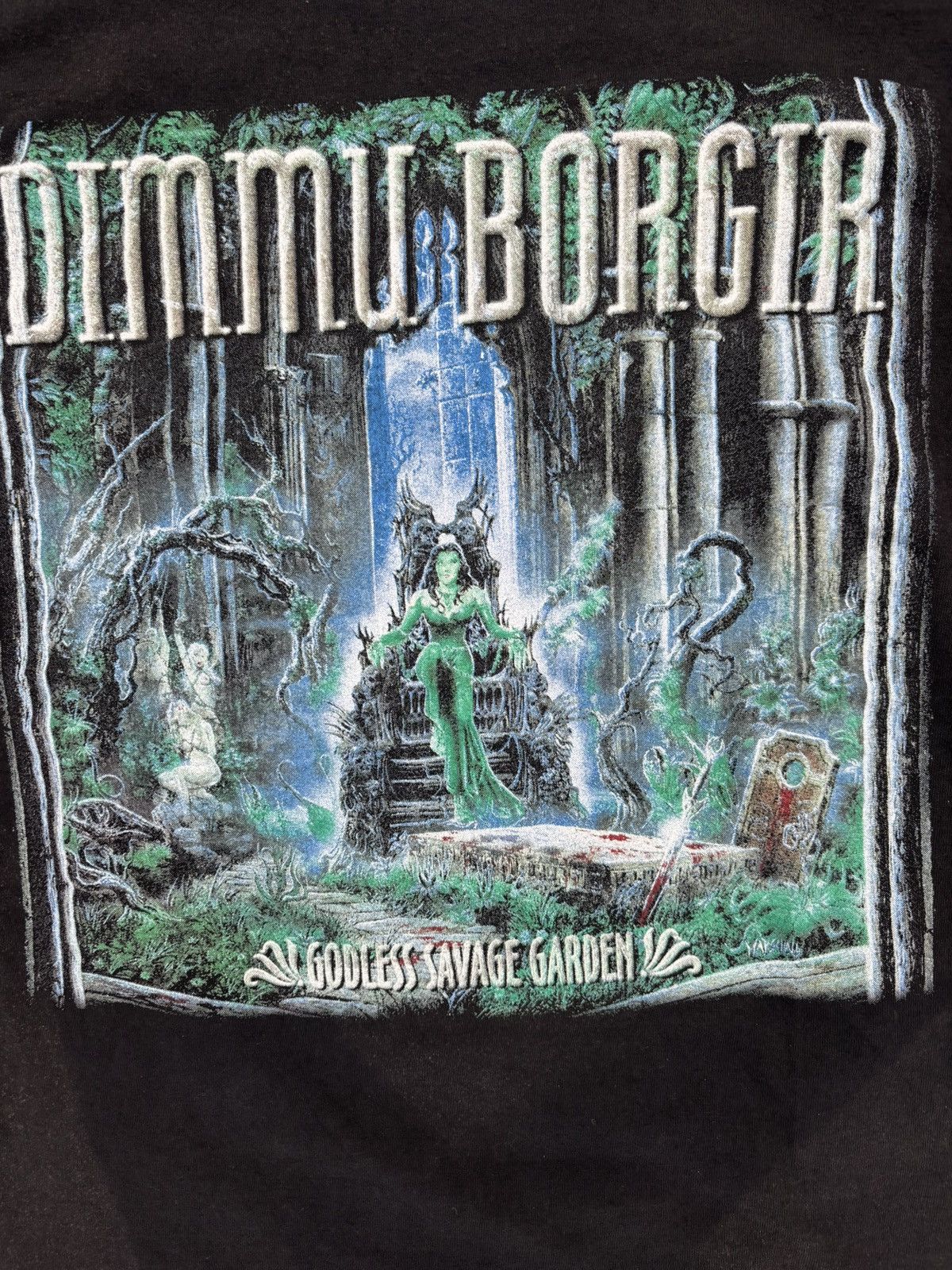 Band Tees Vintage 90s Dimmu Borgir T Shirt Size US L / EU 52-54 / 3 - 3 Thumbnail
