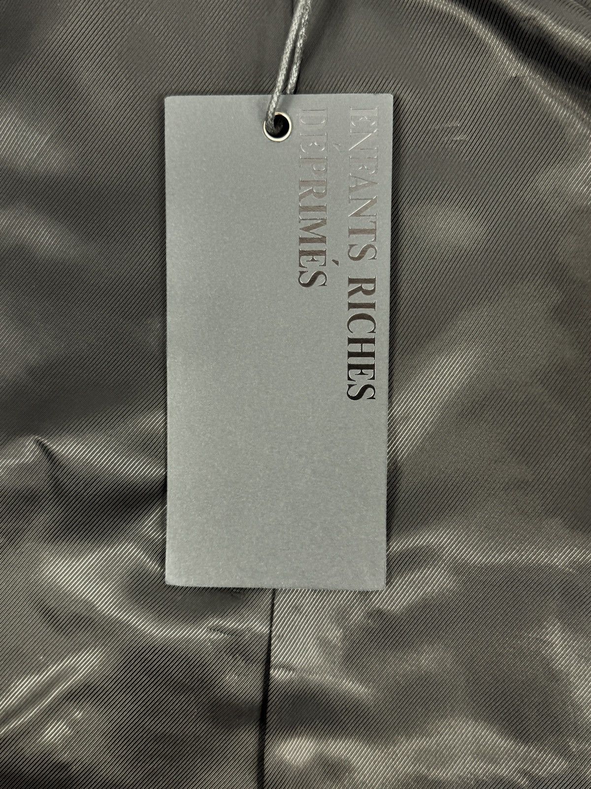 Enfants Riches Deprimes STISH EMBROIDERED BURGUNDY LEATHER JACKET Size US L / EU 52-54 / 3 - 13 Thumbnail