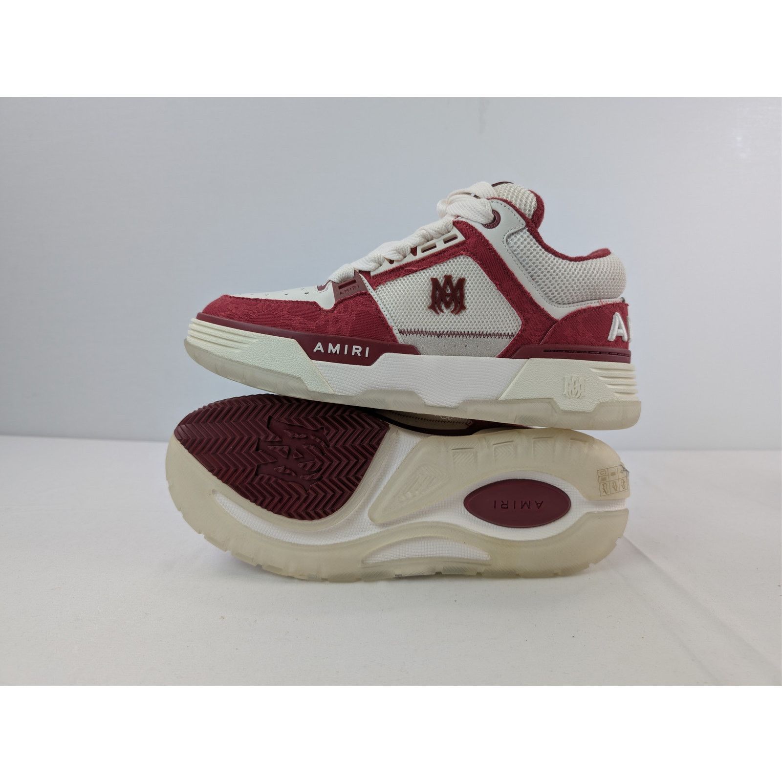 Amiri o1rshd1 MA-1 sneaker in white and red Size US 11 / EU 44 - 13 Thumbnail