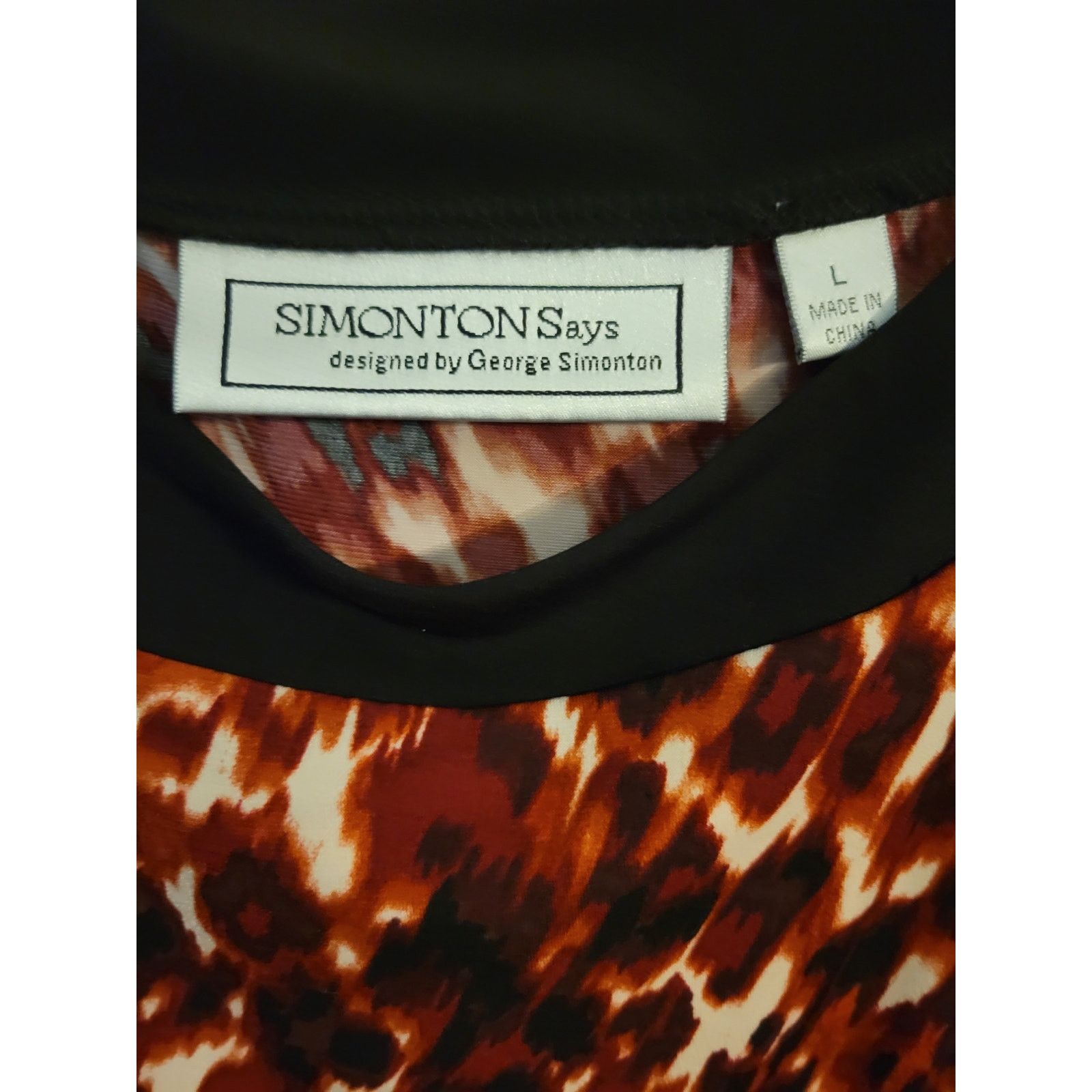 Other Simonton says Top size L Animal Print Size L / US 10 / IT 46 - 5 Thumbnail