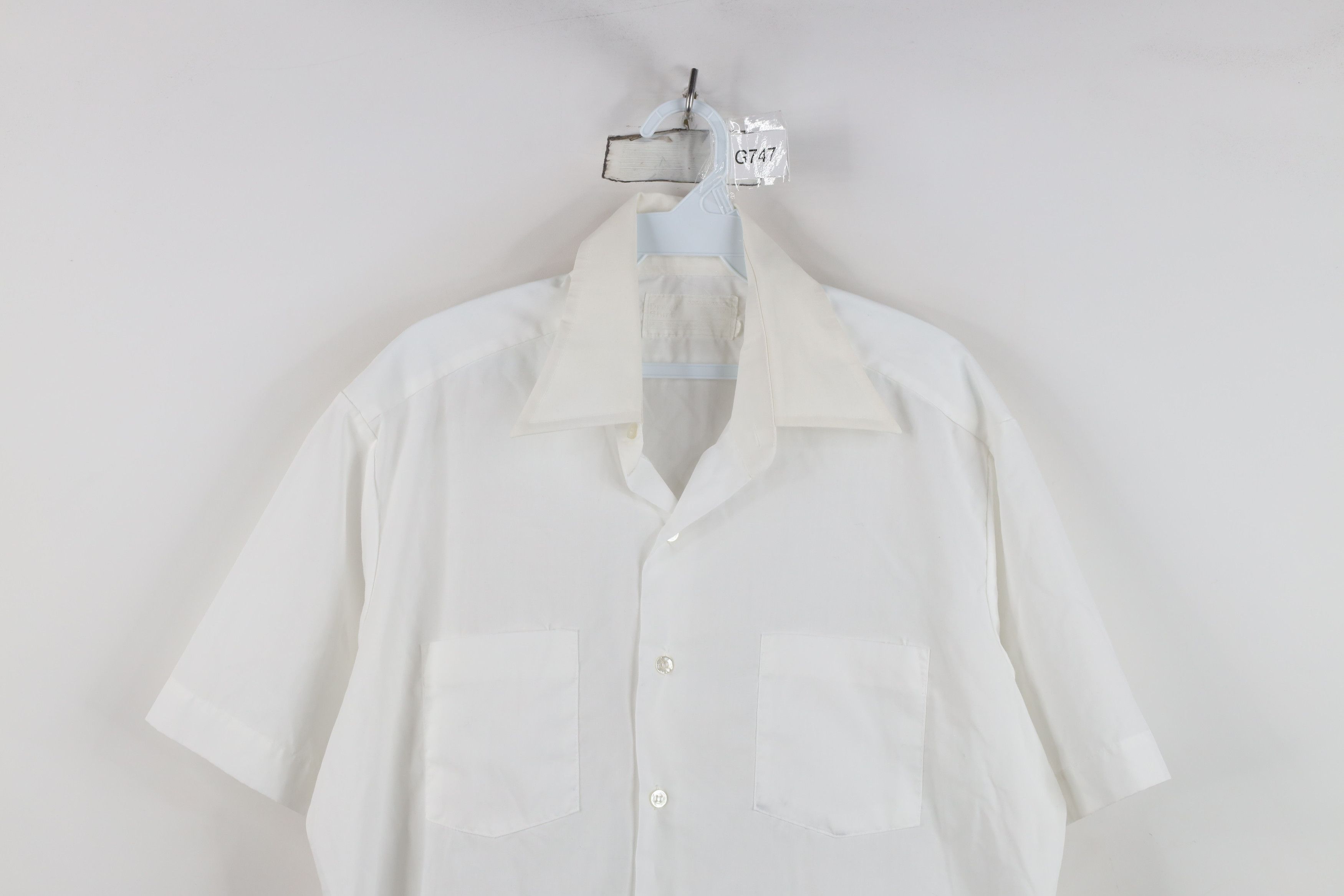 Vintage Vintage 70s Streetwear Short Sleeve Collared Button Shirt Size US M / EU 48-50 / 2 - 2 Thumbnail