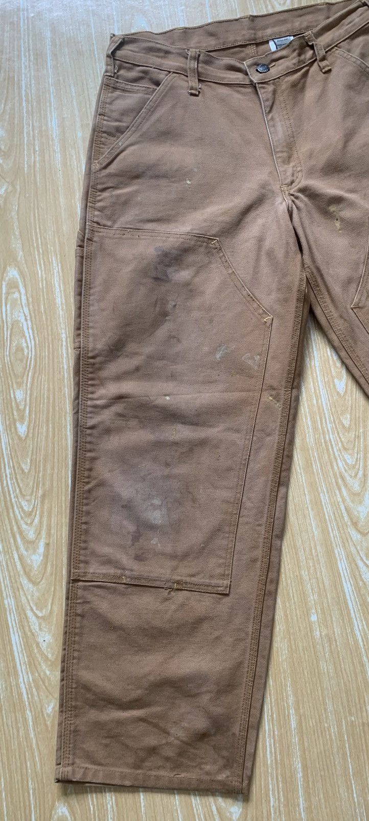 Japanese Brand Dirty Dakota Carpenter Double Knee Workwear Canvas Pants Size US 30 / EU 46 - 10 Thumbnail