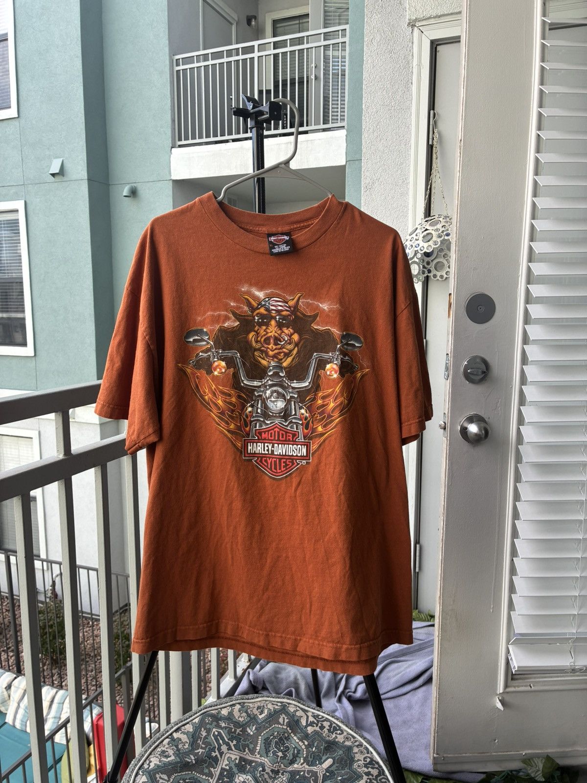 Harley Davidson Harley Davidson Vintage Thai Orange Size US M / EU 48-50 / 2 - 1 Thumbnail
