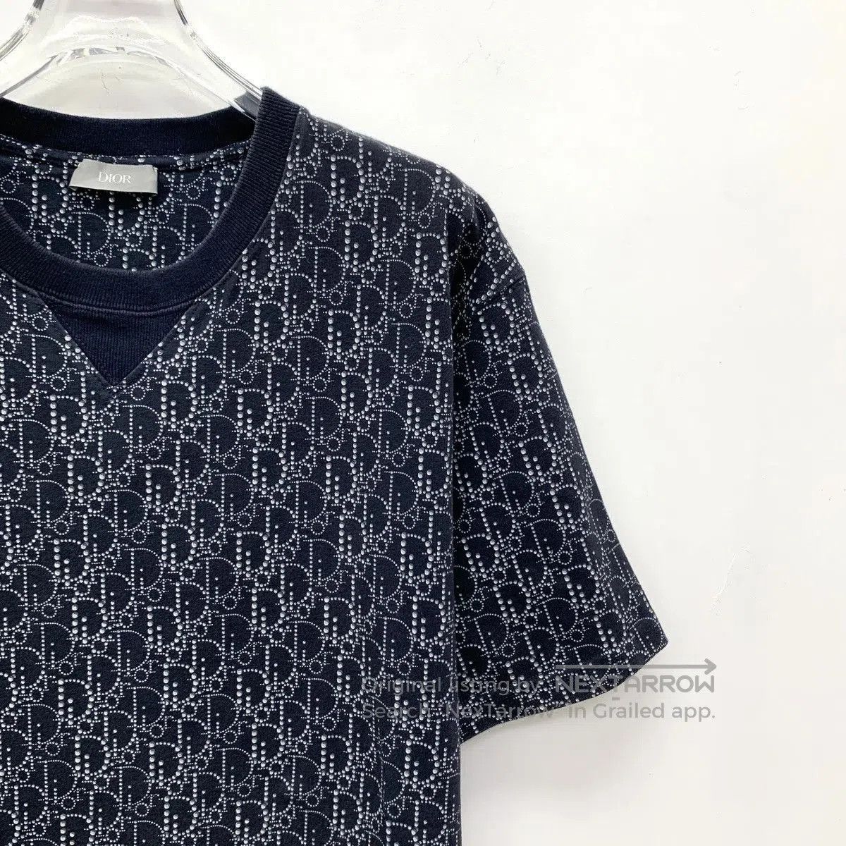 Dior Black Patterned Short Sleeve T. Size US XS / EU 42 / 0 - 3 Thumbnail
