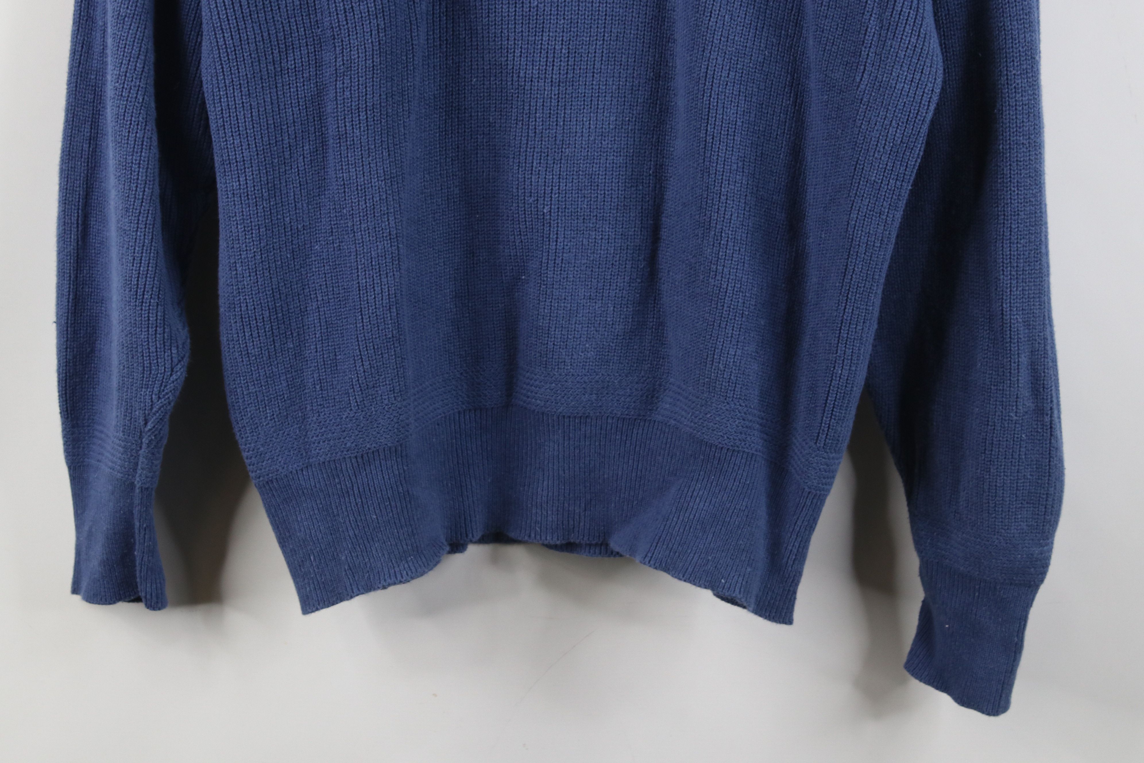 Eddie Bauer Vintage 90s Eddie Bauer Thermal Ribbed Knit Henley Sweater Size US M / EU 48-50 / 2 - 3 Thumbnail