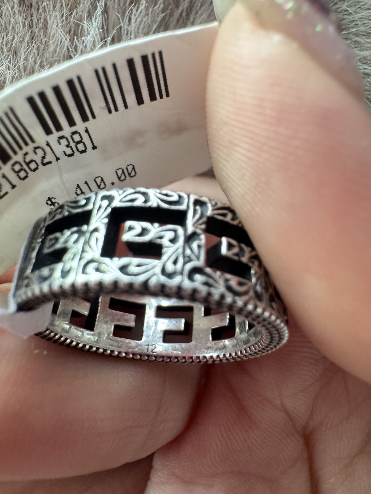 Gucci New Authentic Gucci G Cube Sterling Silver Ring 925 SIZE 6 Size ONE SIZE - 4 Thumbnail